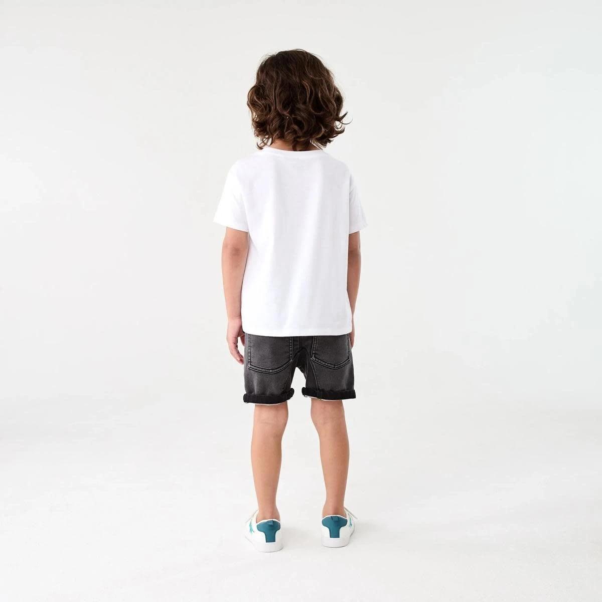 7 Moto Denim Shorts BLACK WASH, 7 of 7