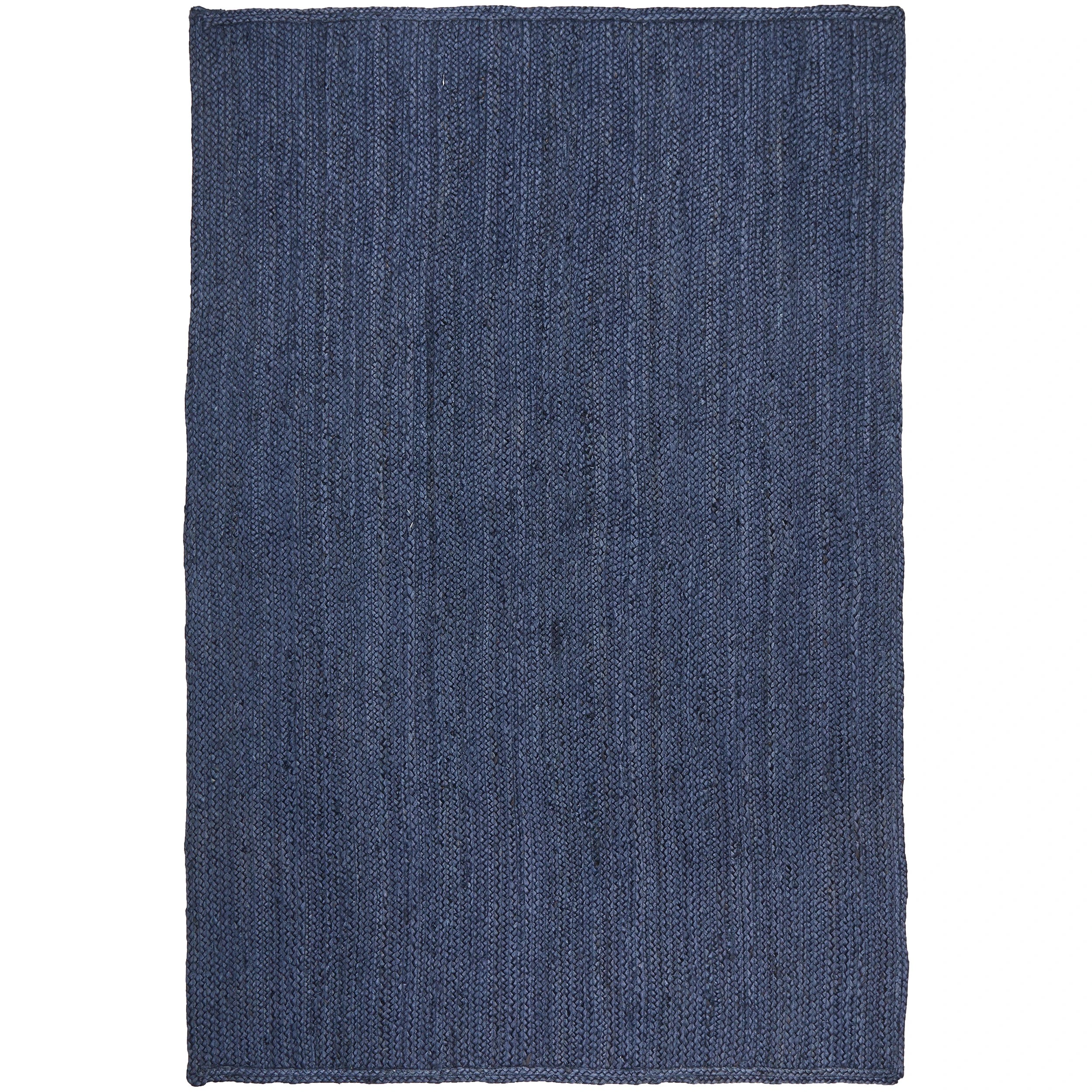 1 Common Ground Rugs Shoreline 280x190cm - Large Jute Rug - Blue, 1 of 10