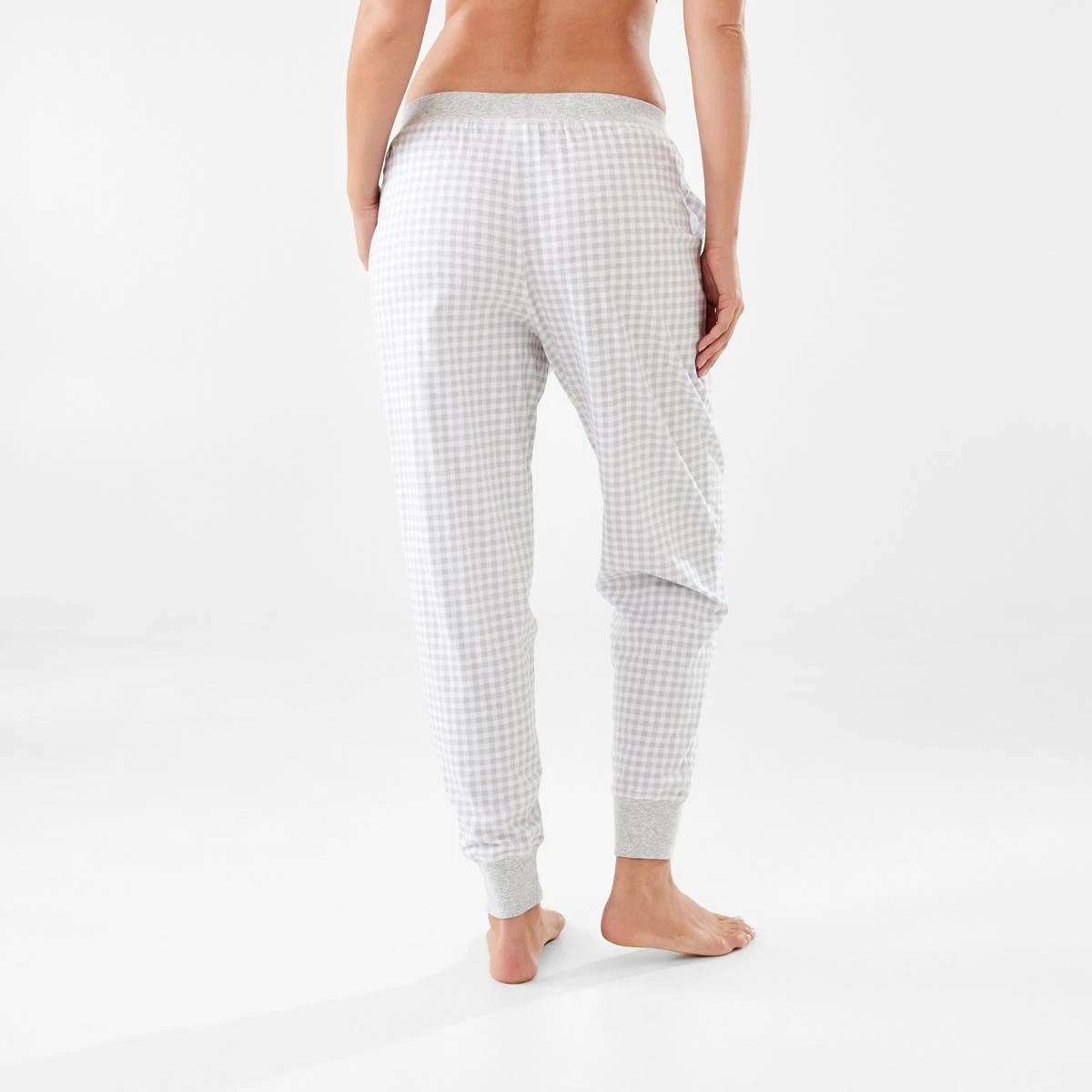 3 Printed Knit Cuffed Pants Gin Chk Mc, 3 of 5