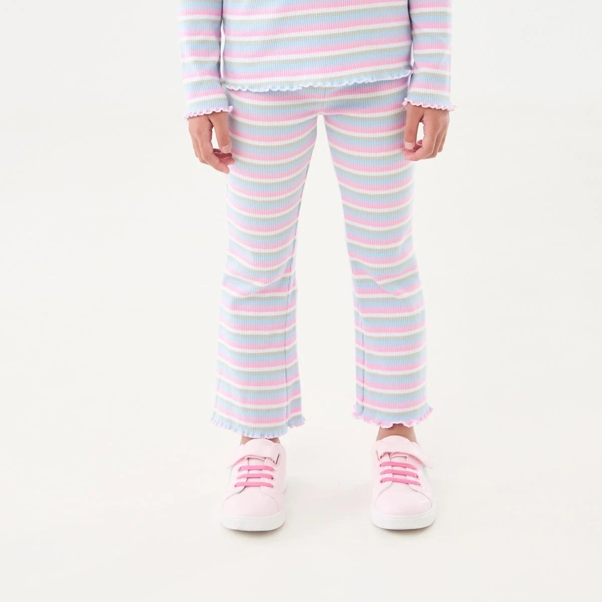 1 Rib Flare Leggings Stripes, 1 of 8