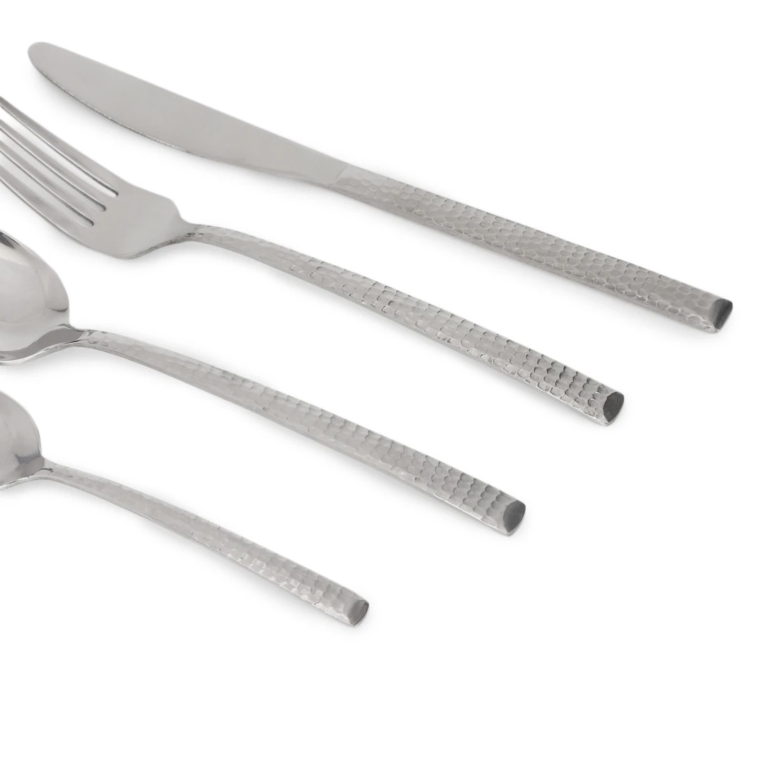 3 16 Piece Hammered Cutlery Set, 3 of 5