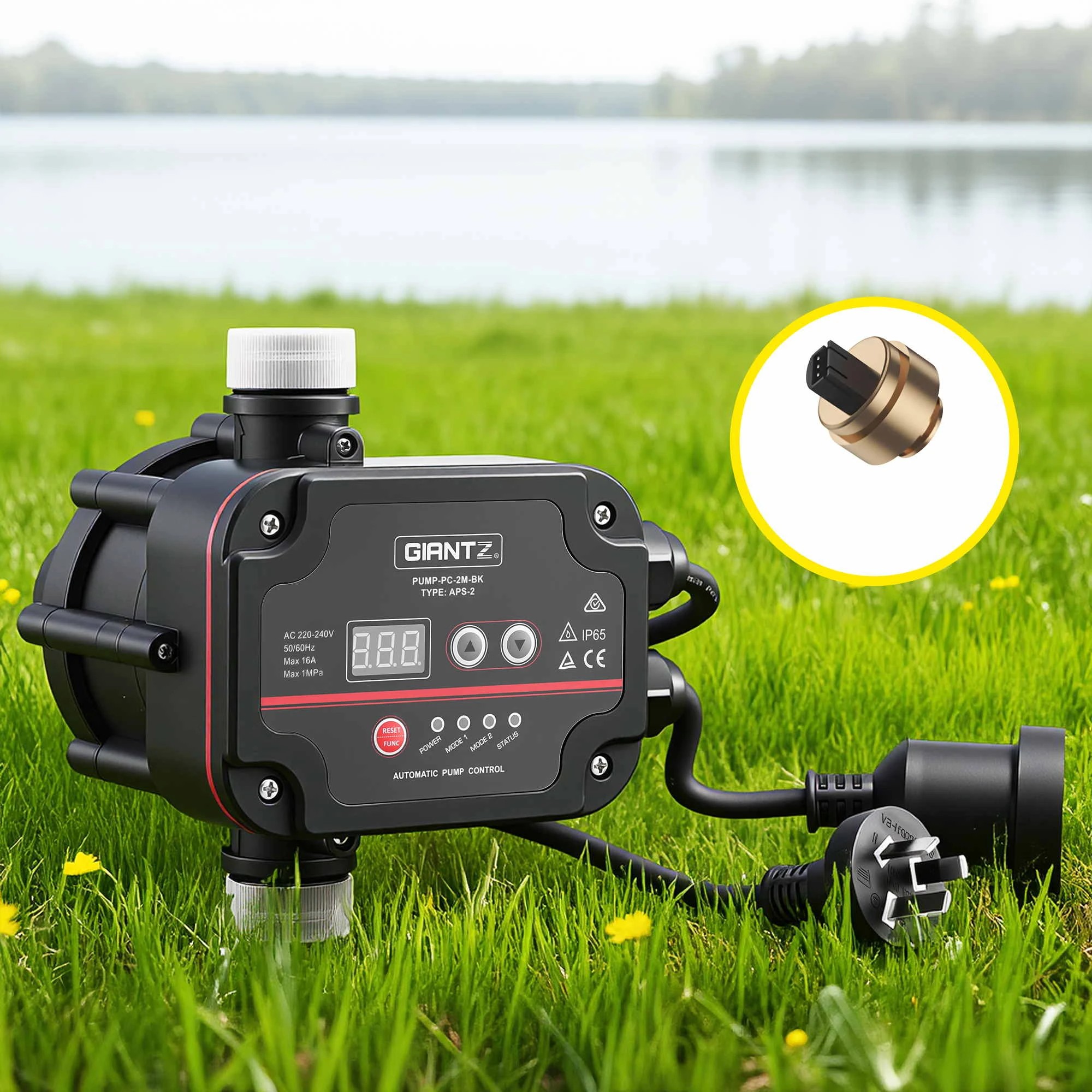 5 Giantz Peripheral Water Pump Automatic Controller Clean Garden Rain Tank 0.5HP - Multi, 5 of 9