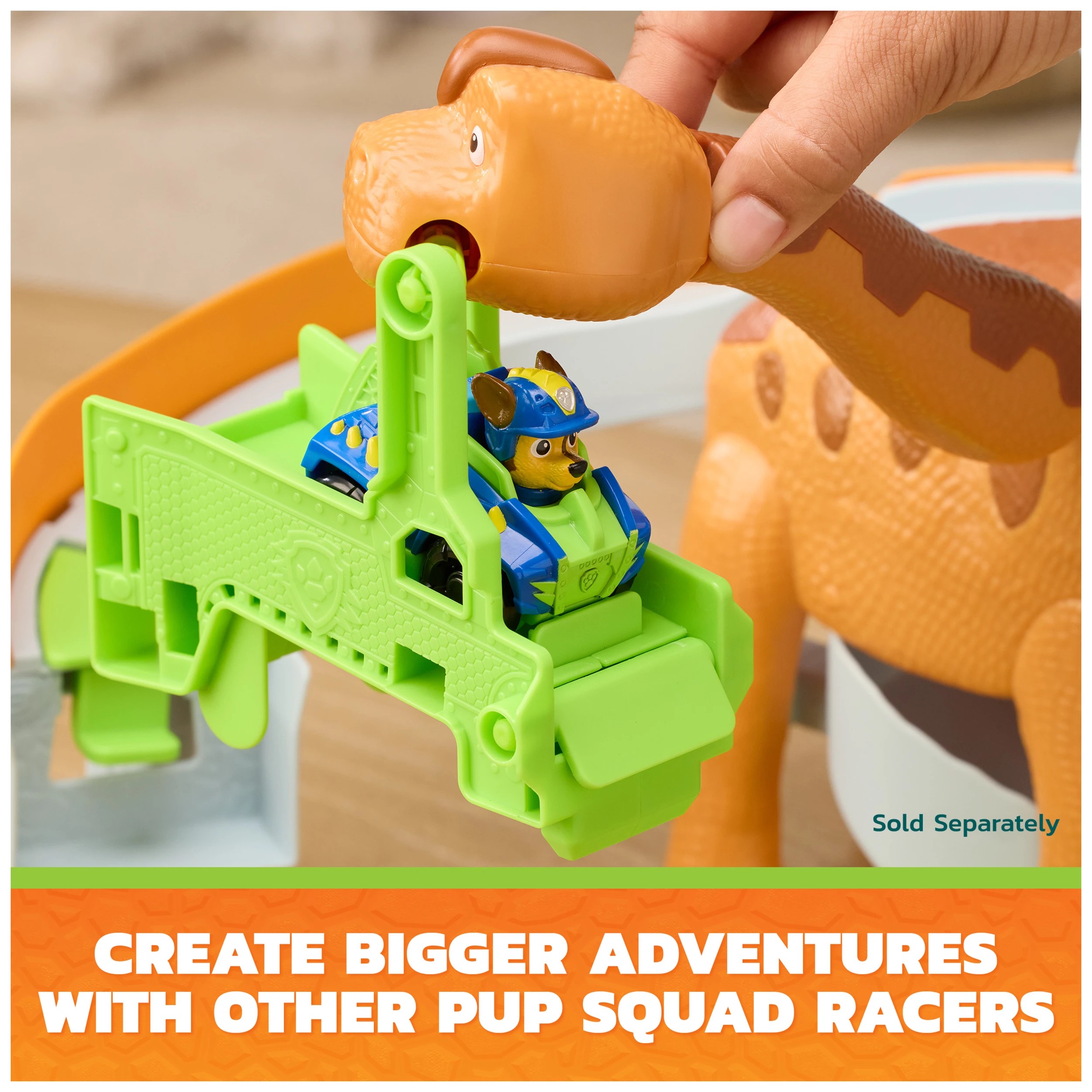 6 PAW Patrol: The Dino Movie Lift &amp; Race Dino Playset, 6 of 9