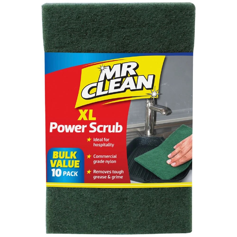 1 Sabco Mr Clean XL Power Scrub 10 Pack, 1 of 2