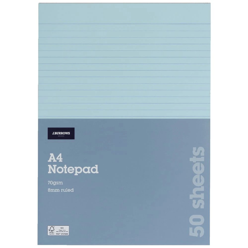 6 Ruled Notepad Blue, 6 of 6