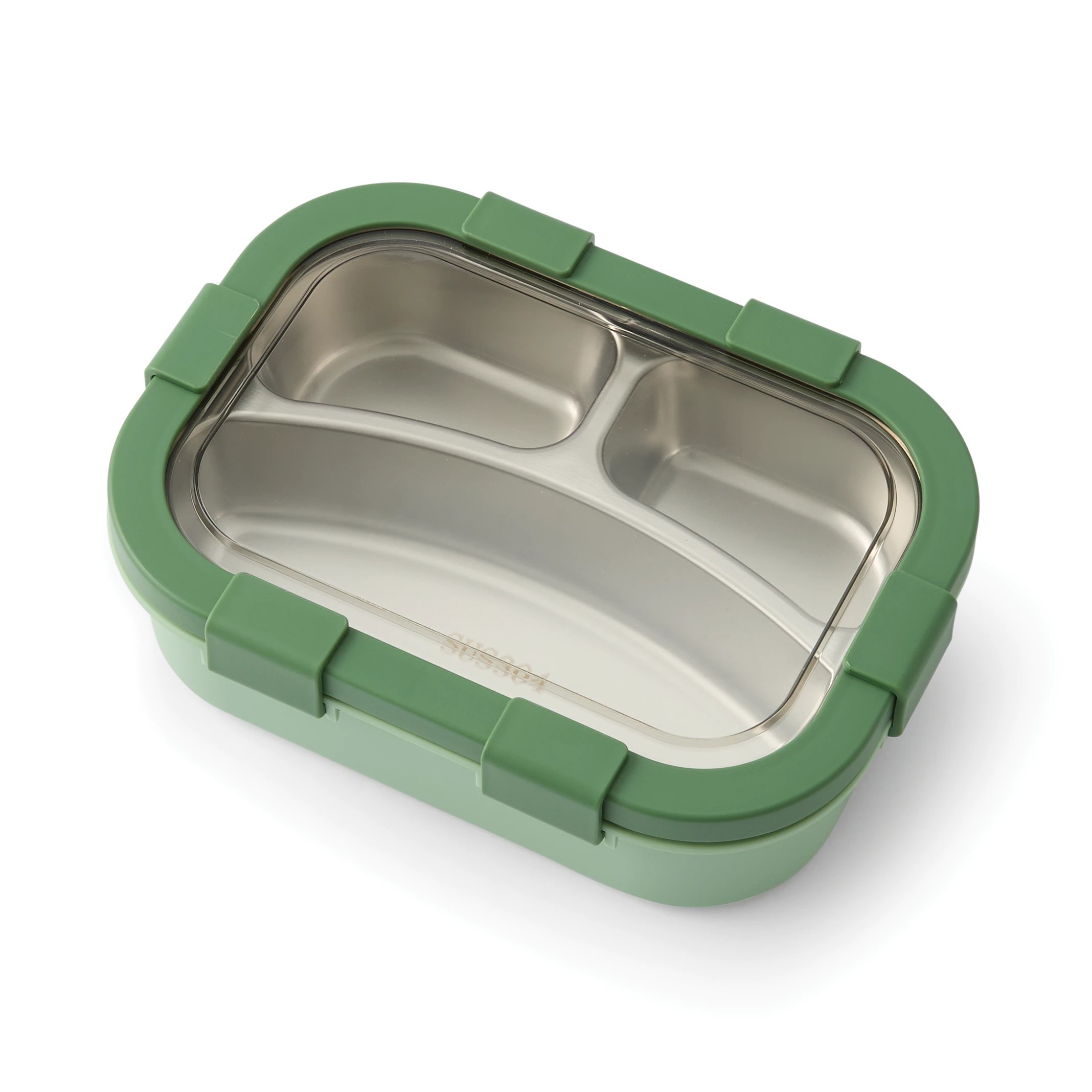 2 650ml Green Stainless Steel Lunch Box, 2 of 10