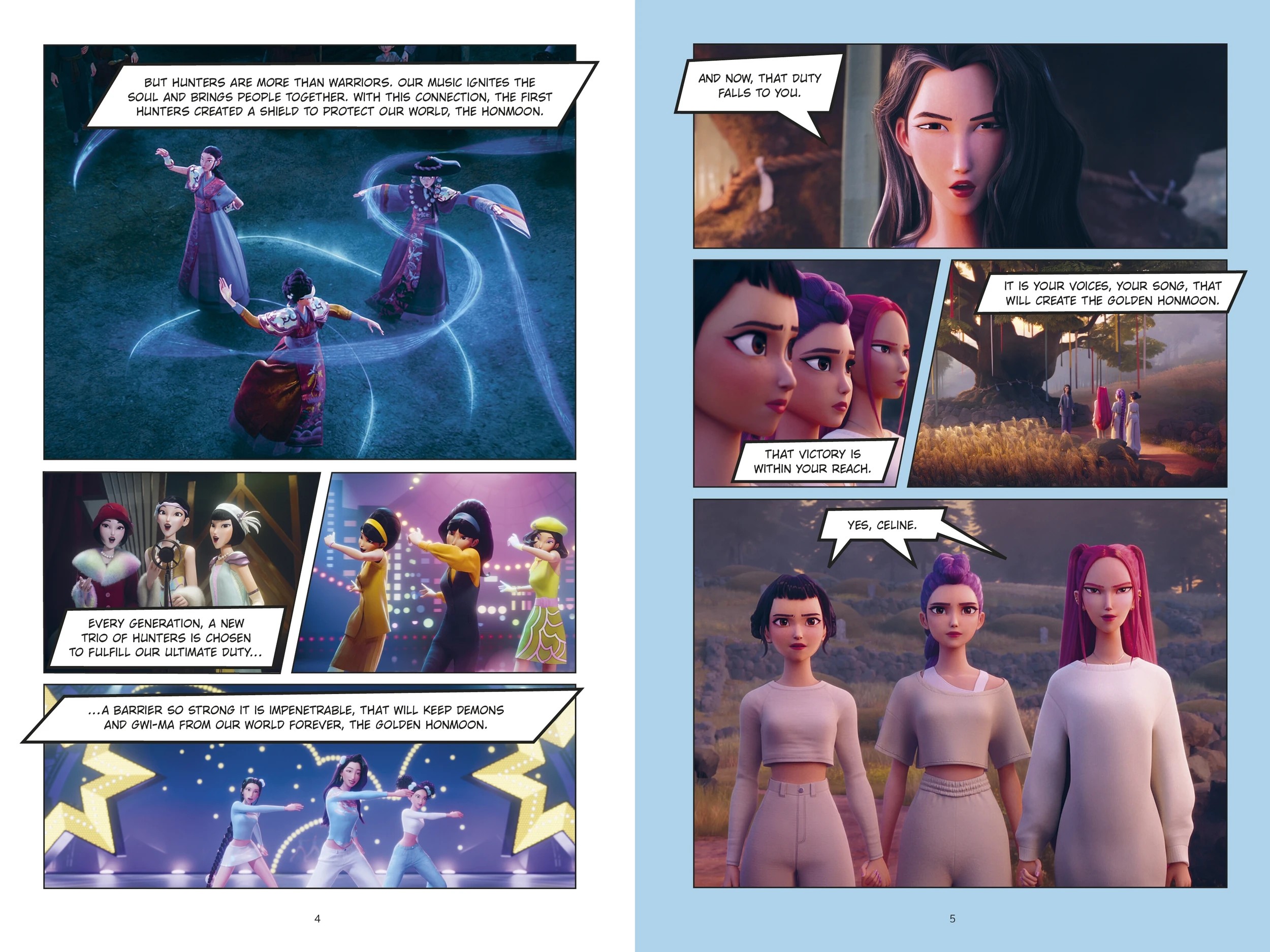 4 KPop Demon Hunters The Official Movie Graphic Novel - Book, 4 of 5