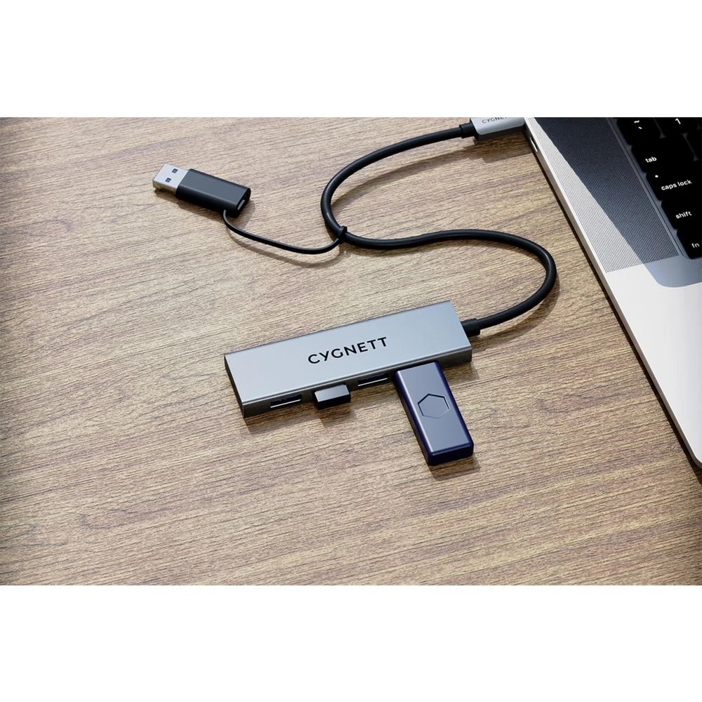 3 Cygnett 4-in-1 USB-C to USB-A Hub, 3 of 4