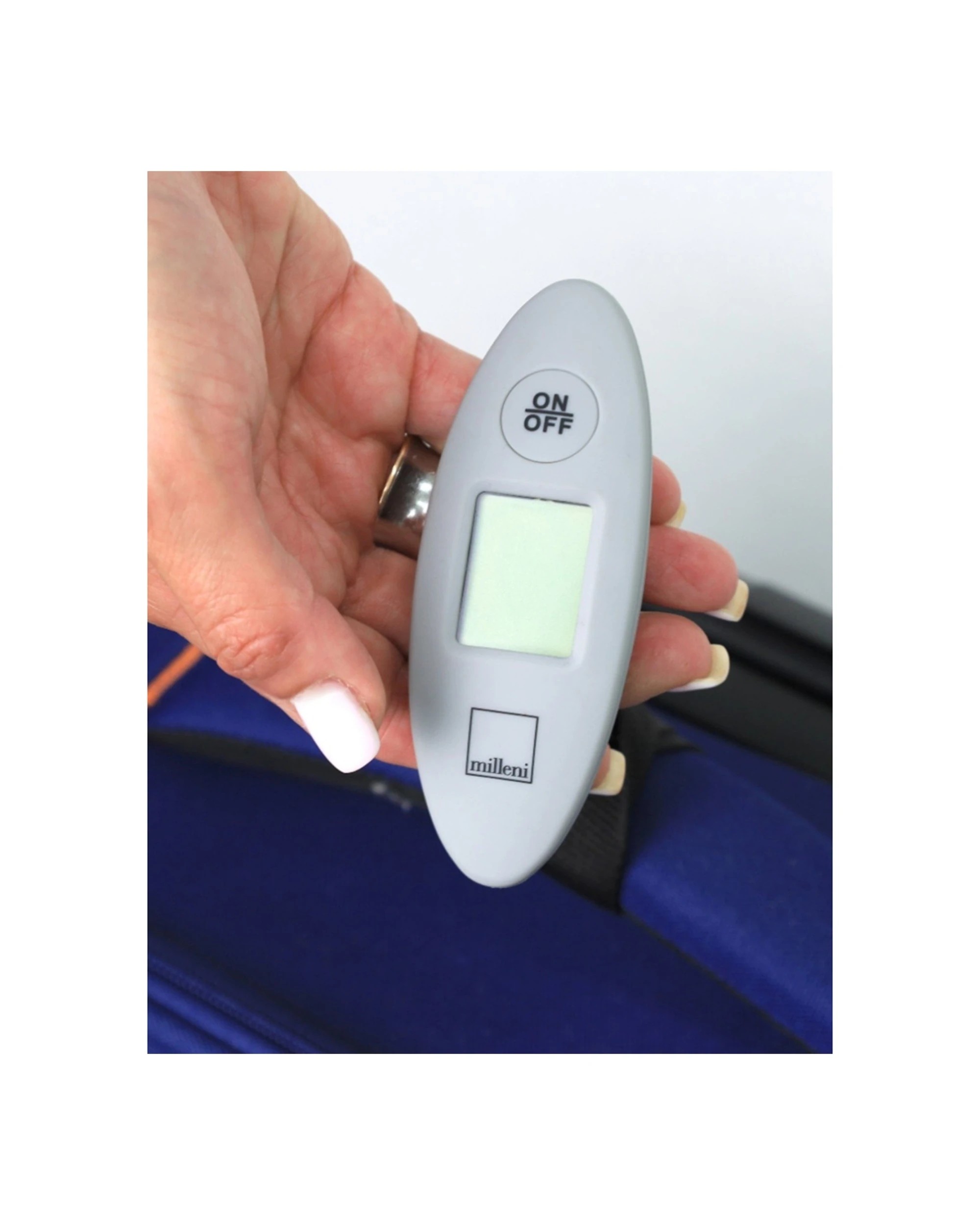 5 Milleni Travel Digital Suitcase Luggage Weighing Scale Compact 40kg - White, 5 of 6