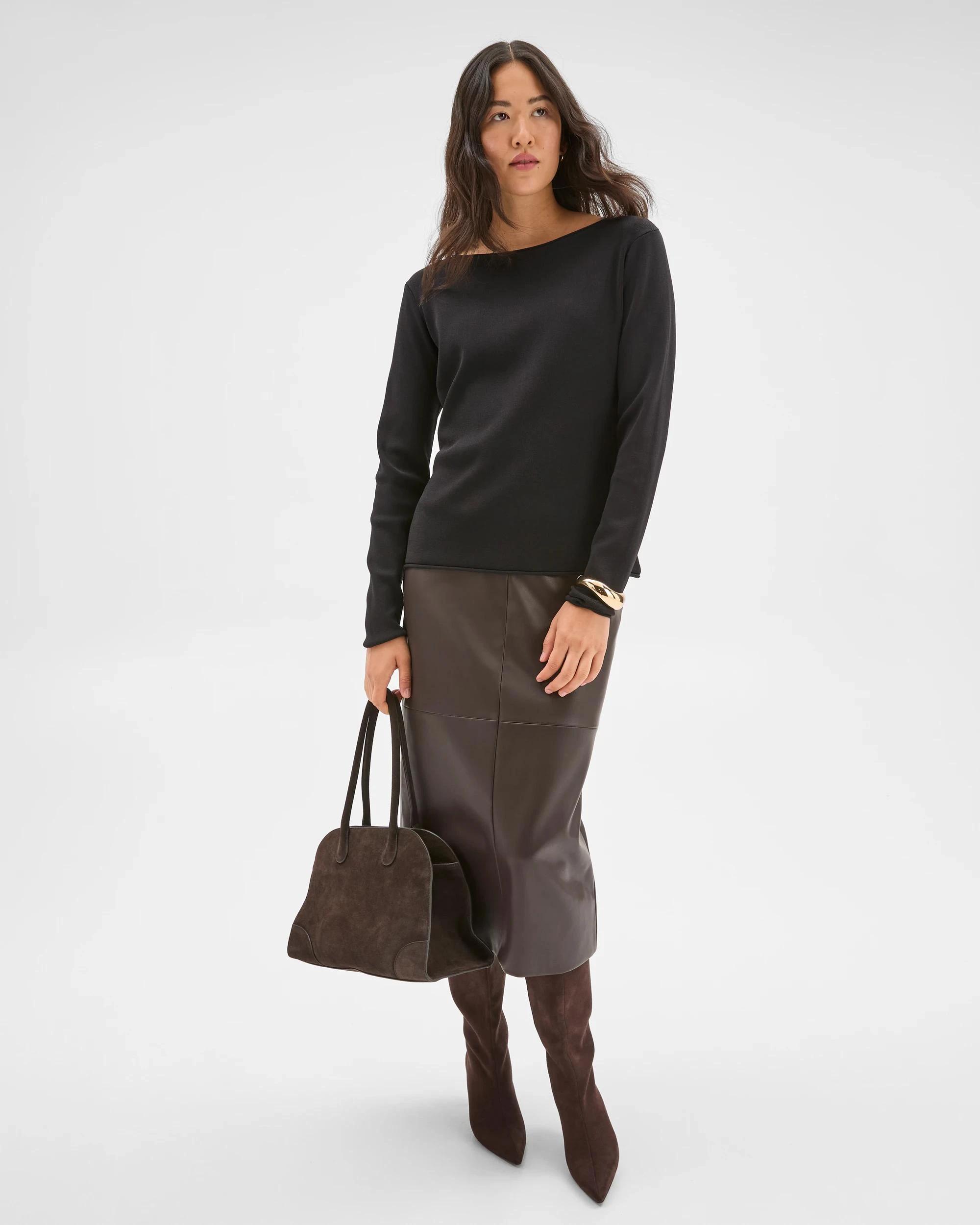 1 Preview Ultimate Long Sleeve Sweater BLACK, 1 of 6