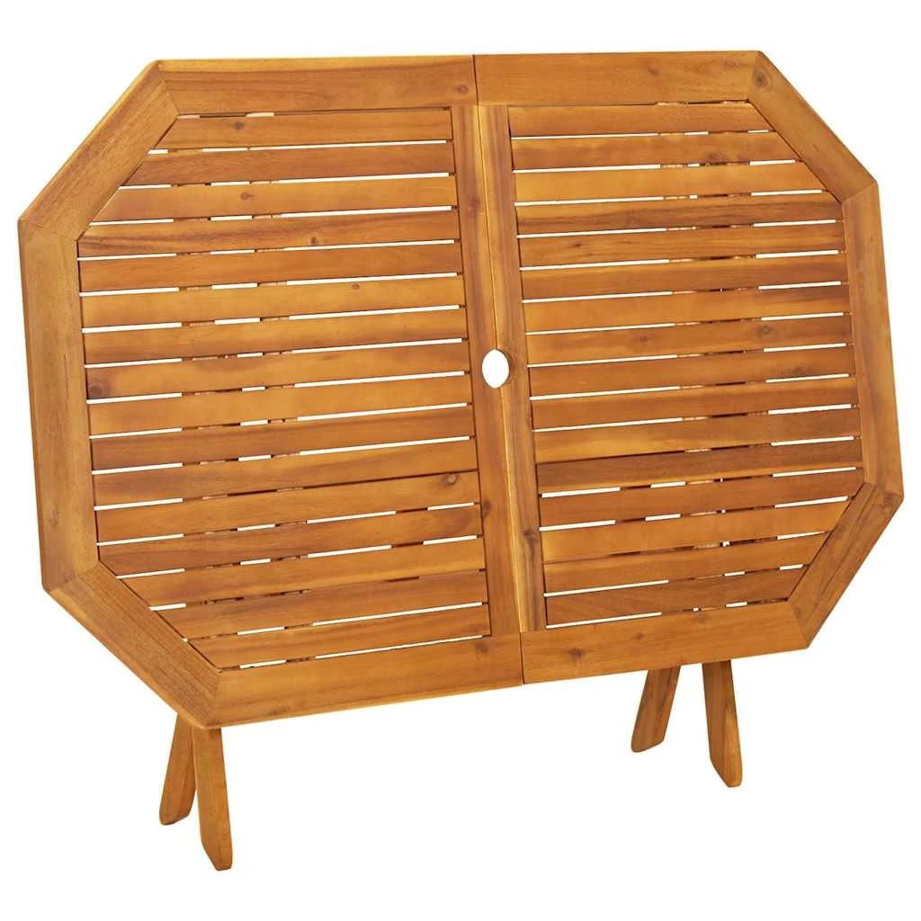 3 vidaXL dining set Foldable - Brown, 3 of 8