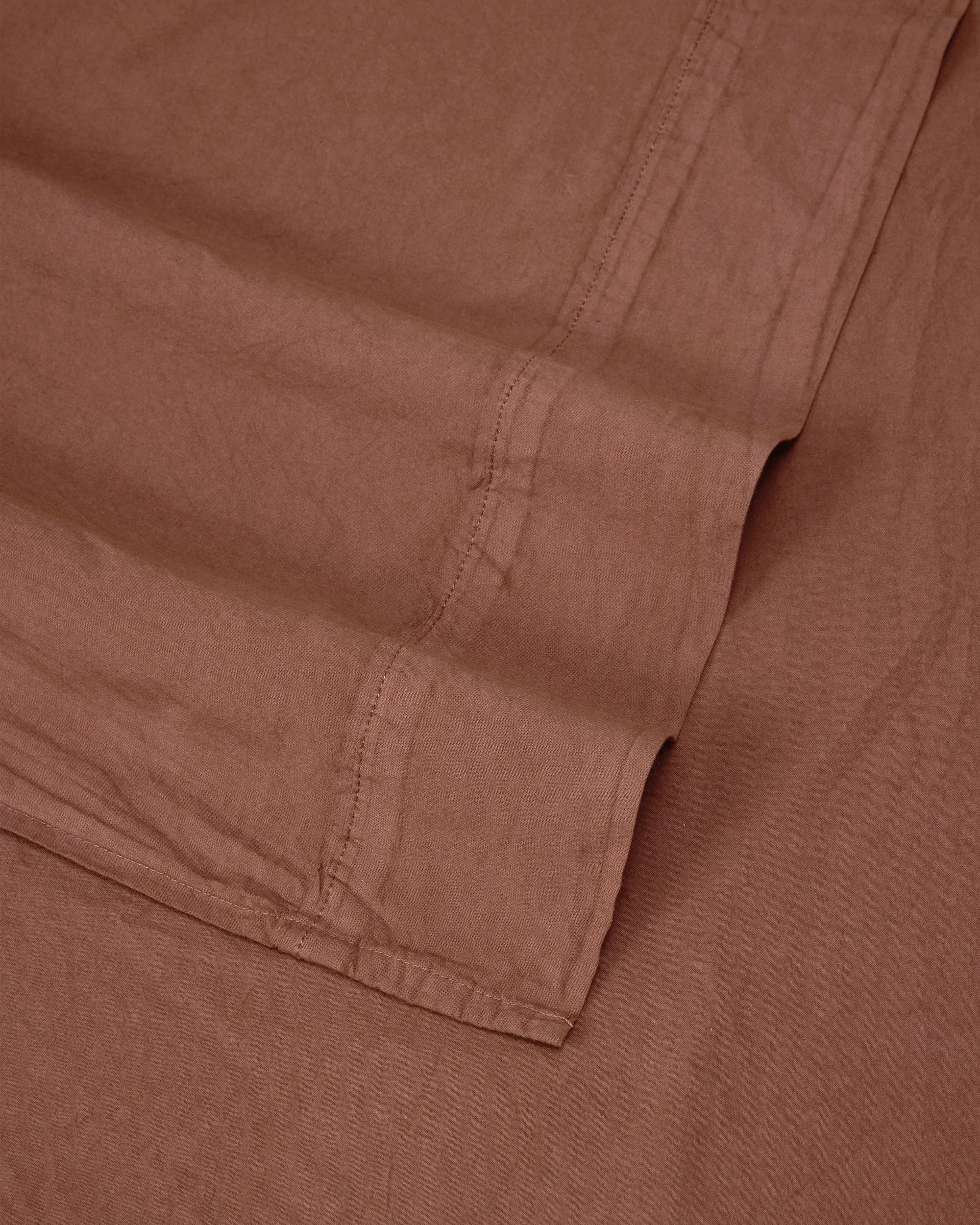 6 Stonewashed Cotton Sheet Set - Queen Bed, Chocolate, 6 of 7