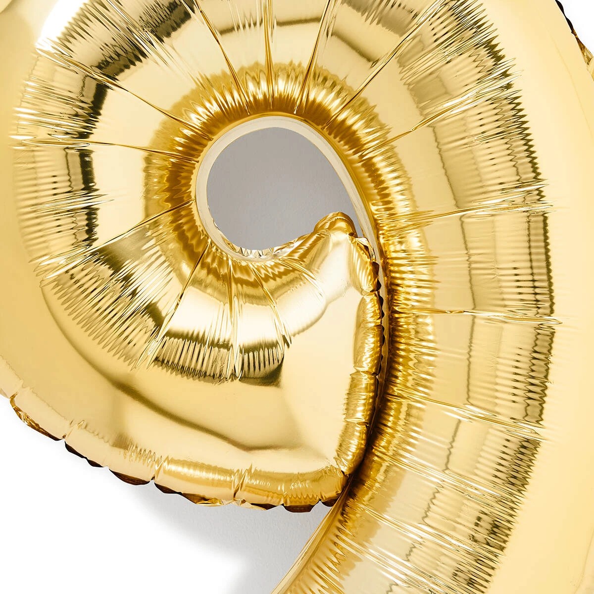 2 Gold Look Giant Number 9 Foil Balloon, 2 of 5