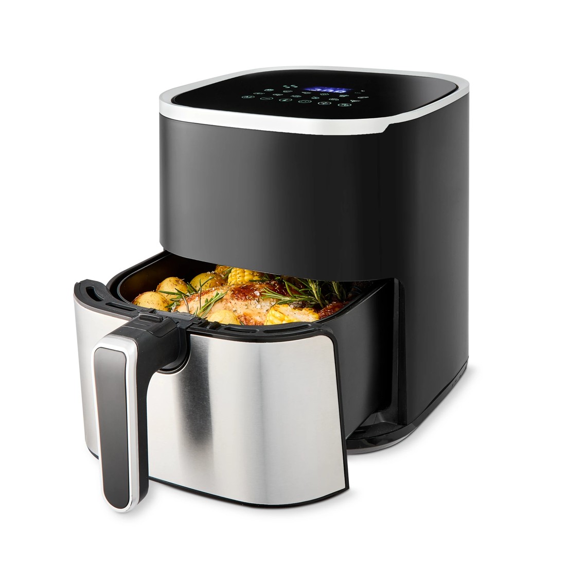 1 5L Air Fryer - Silver Look, 1 of 8