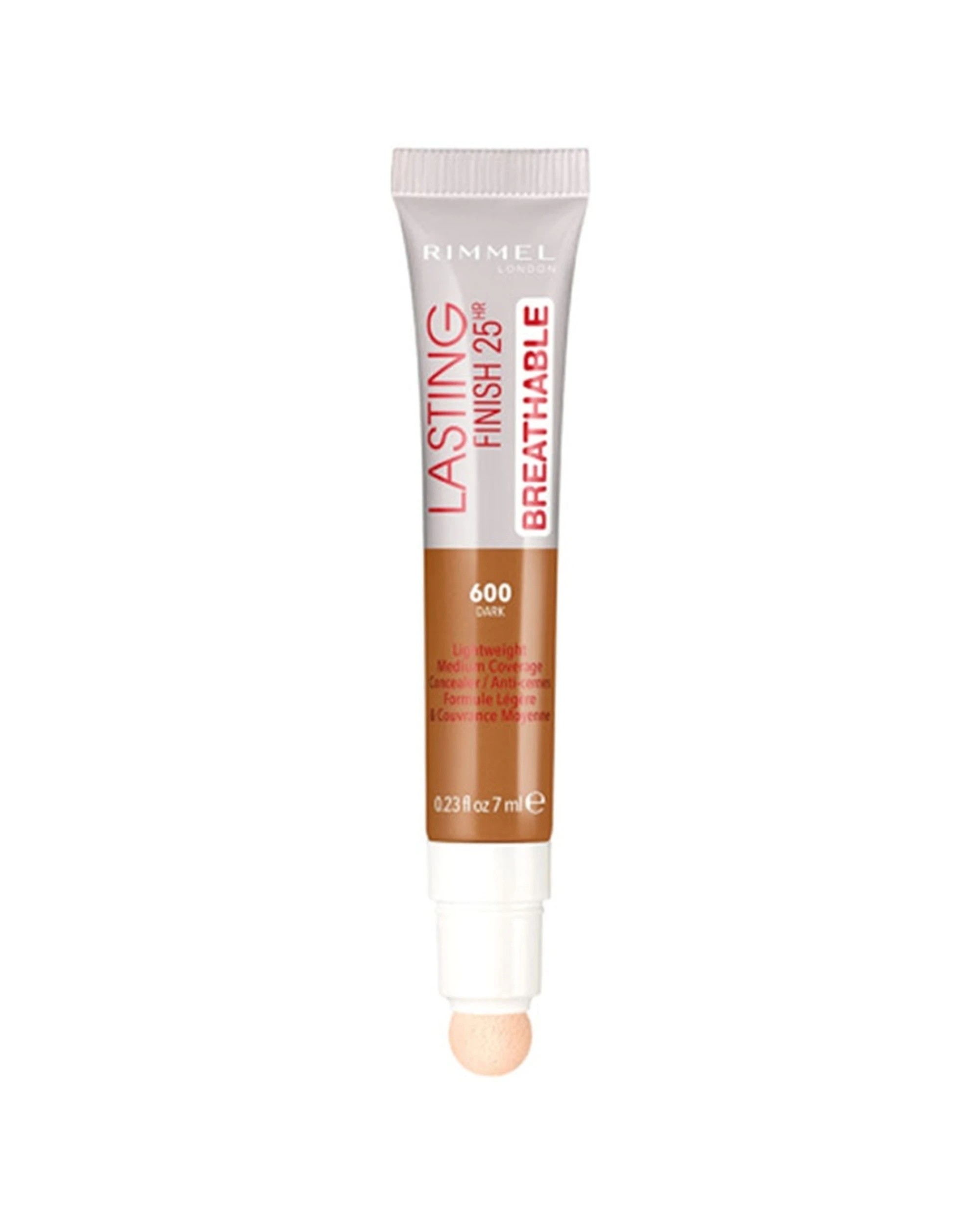 1 Rimmel Lasting Finish Breathable Concealer 600 Dark Natural Lightweight, 1 of 1