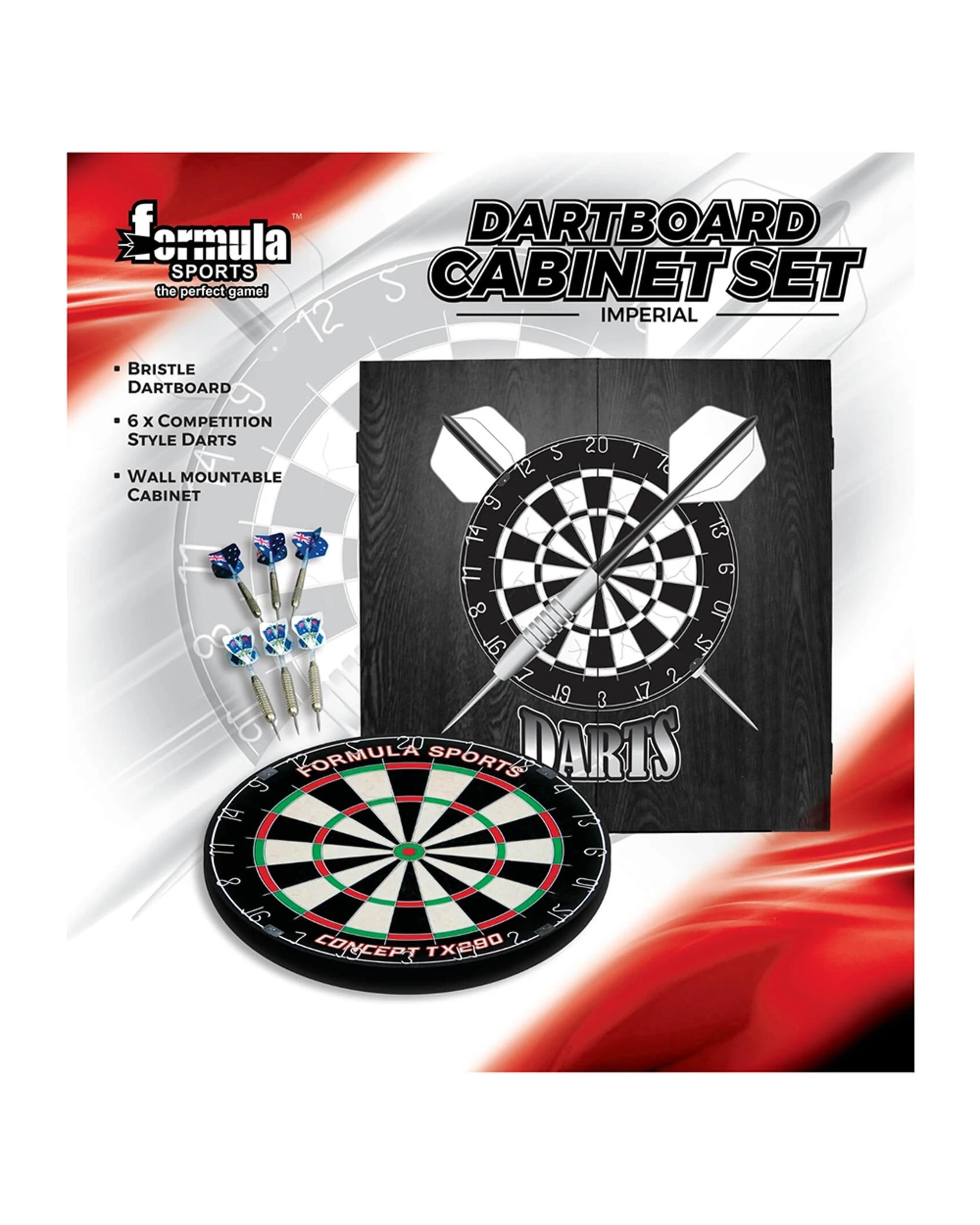 1 Imperial Dartboard Cabinet Set, 1 of 3