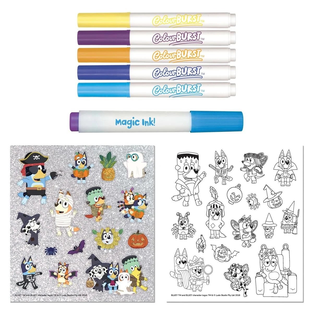 3 INKredibles Bluey Halloween Mess-Free Activity Kit - Book, 3 of 9