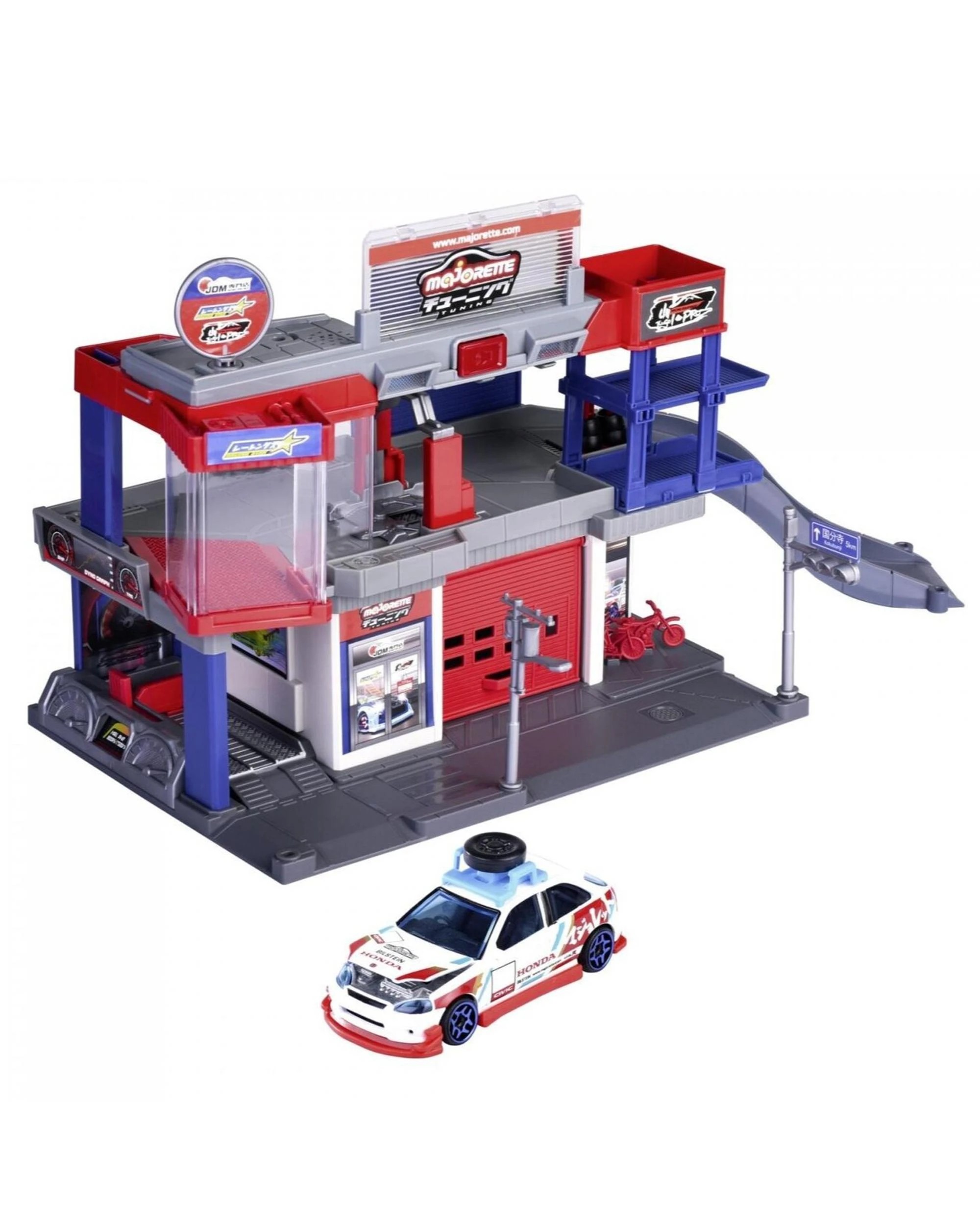 2 Majorette Japan Series Tuning Garage Playset, 2 of 6