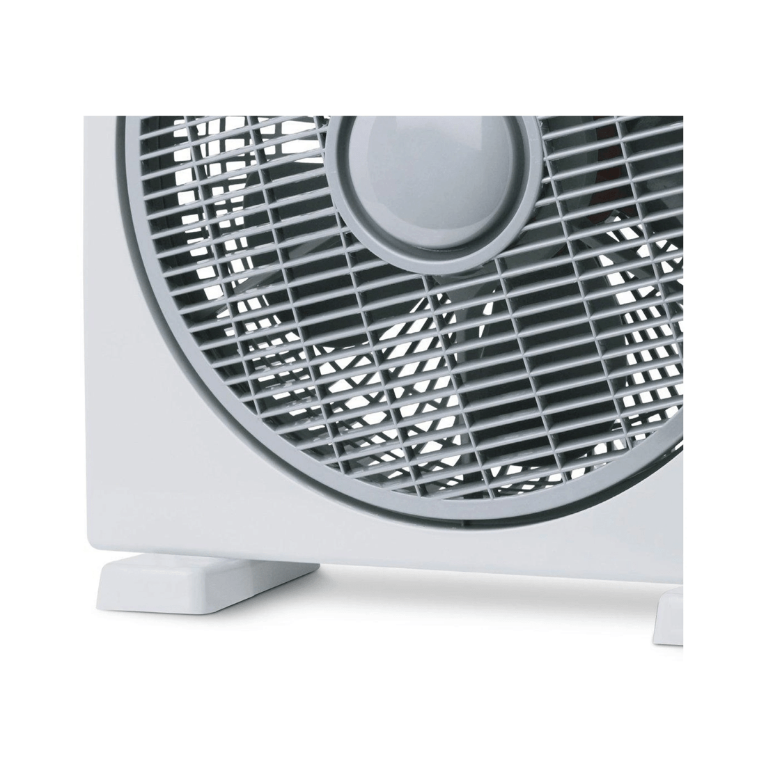 2 Heller 30cm Box Fan 3 Speed/timer/rotating Louvres Floor Air Cooler/cooling
 - Grey, 2 of 3