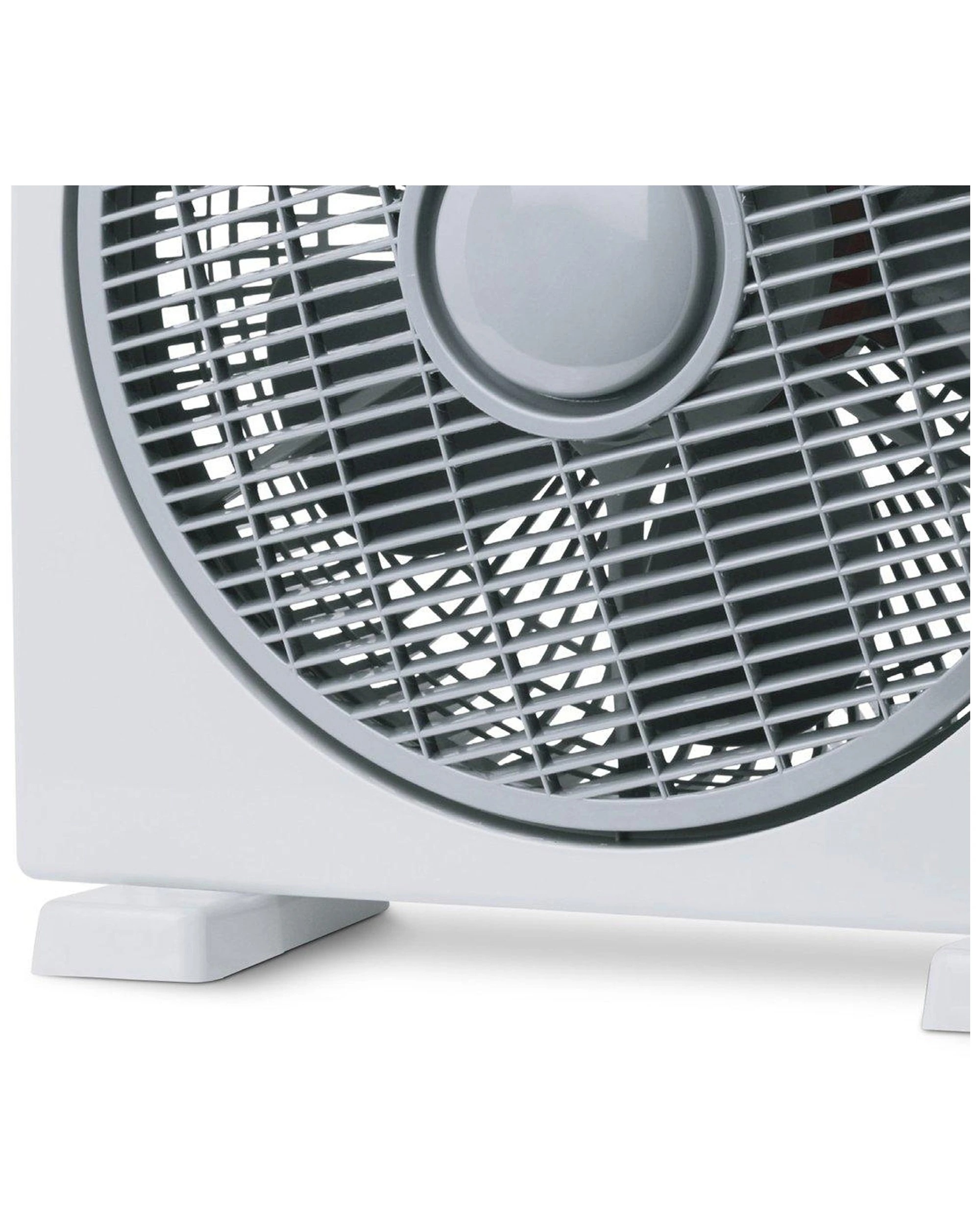 2 Heller 30cm Box Fan 3 Speed/timer/rotating Louvres Floor Air Cooler/cooling
 - Grey, 2 of 3