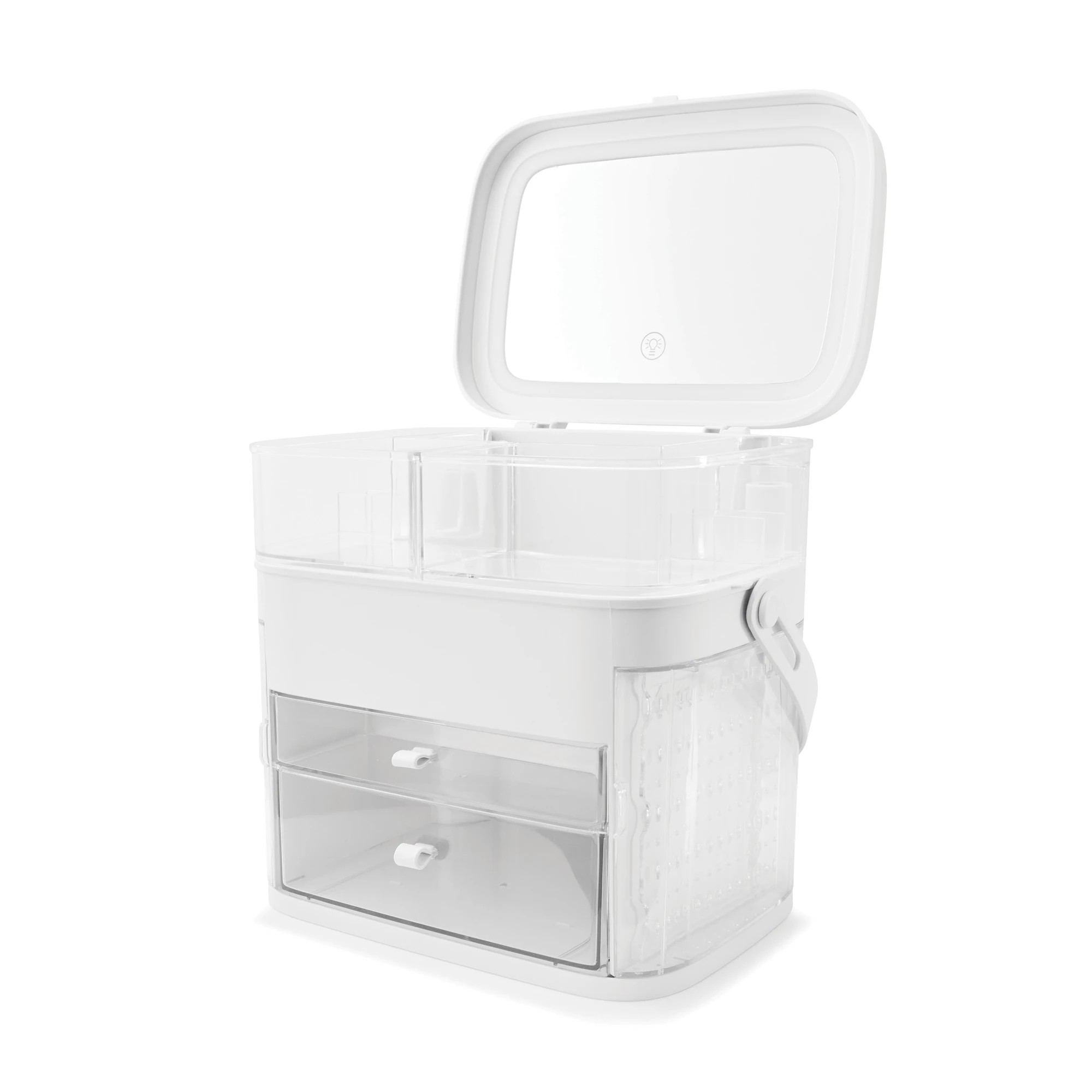3 Cosmetic Caddy with Mirror, 3 of 10