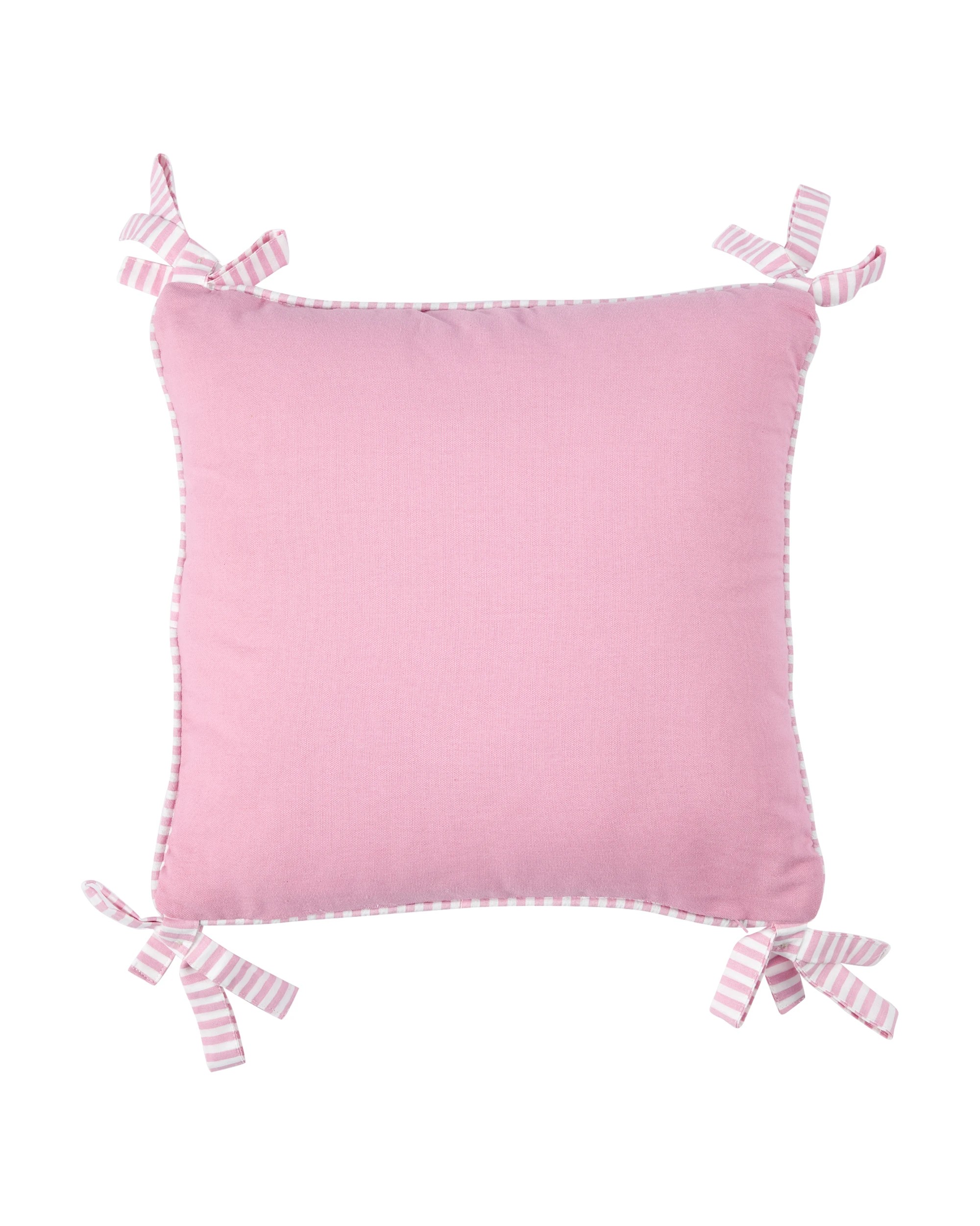 3 43cm Bow Cushion - Pink, 3 of 4