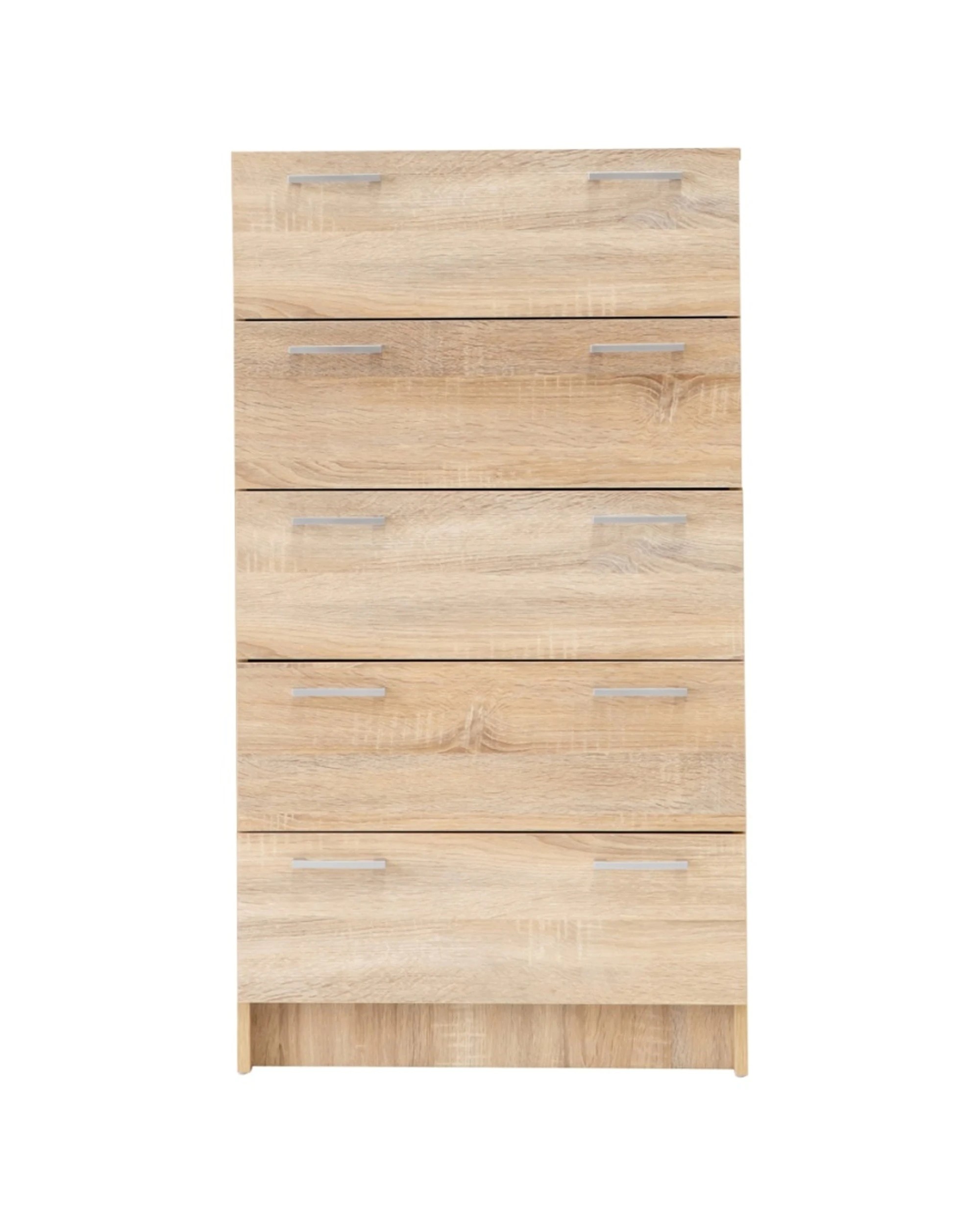 3 Alpine Bay Tribecca 5 Drawer Chest Metal Handles Storage Modern Design Light Sonoma Oak - Brown, 3 of 8