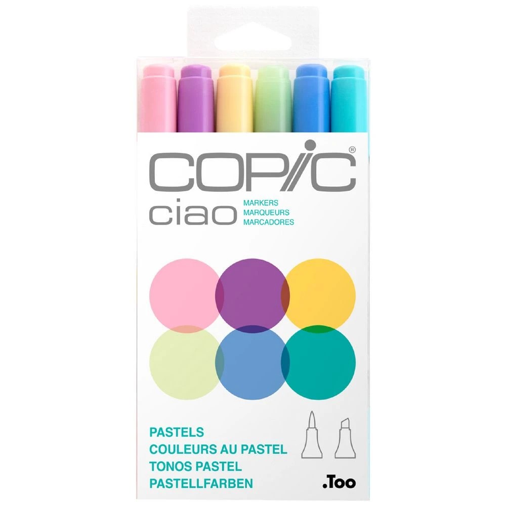 1 Copic Ciao Markers Pastel 6 Pack, 1 of 6