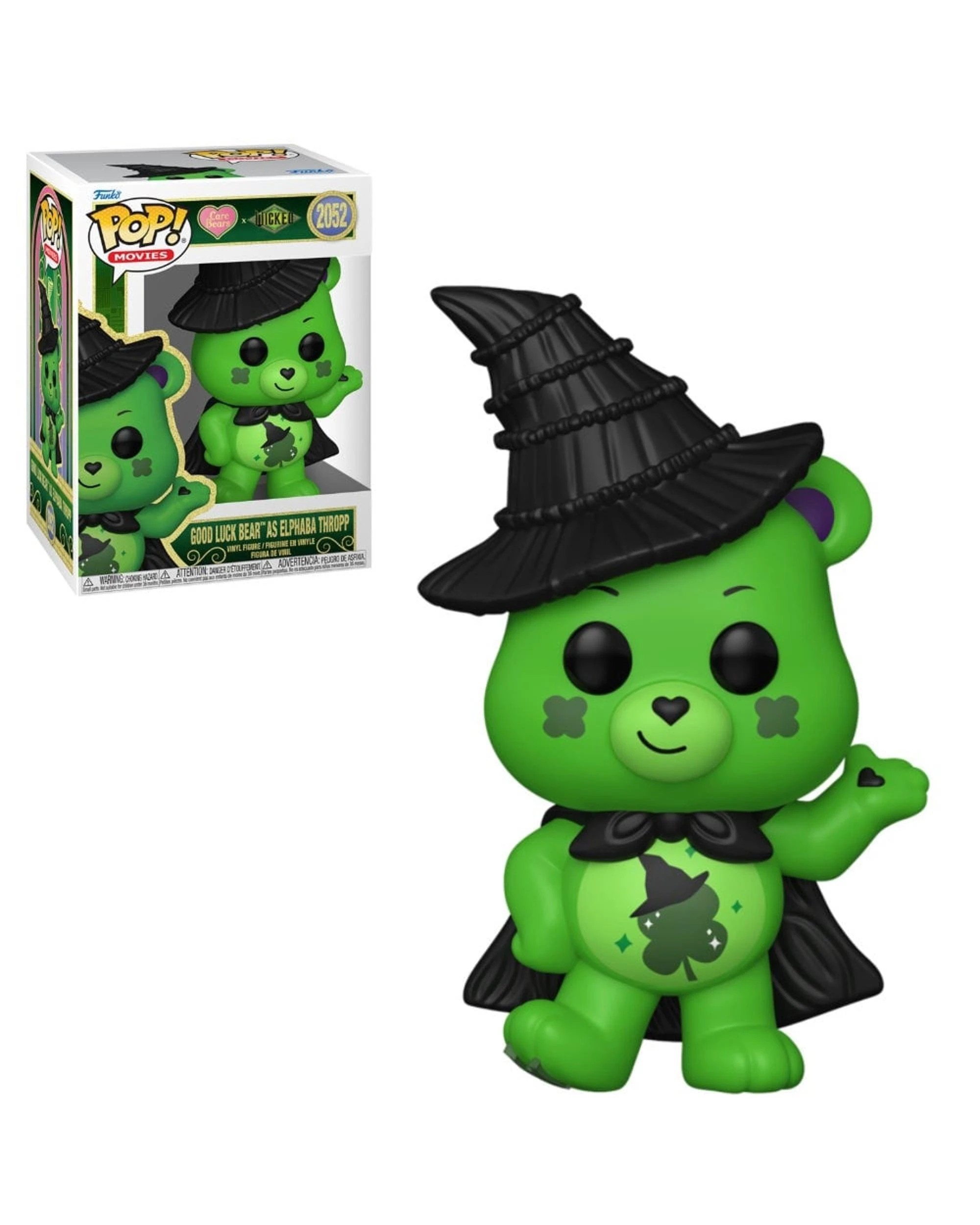 1 Wicked X Care Bears Good Luck Bear as Elphaba Thropp Funko POP! Vinyl, 1 of 3