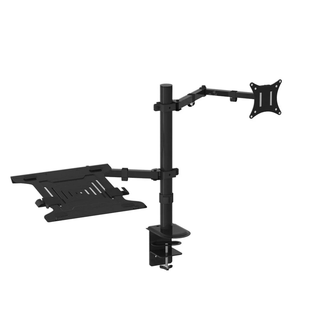 1 Artiss Monitor Arm Desk Mount Laptop Tray - Black, 1 of 7