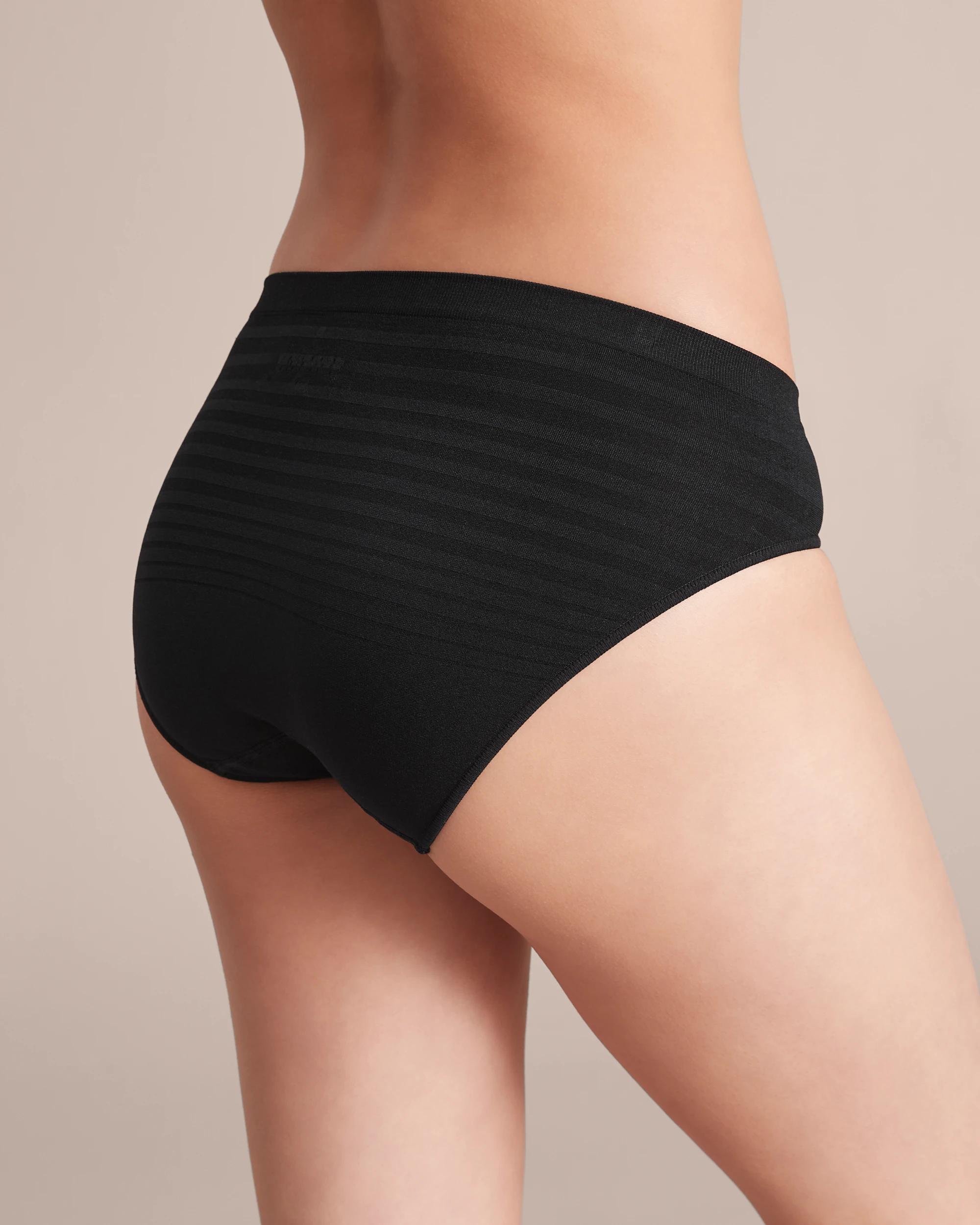 6 Target 2 Pack Matte and Shine Seamfree Bikini Briefs BLACK, 6 of 7