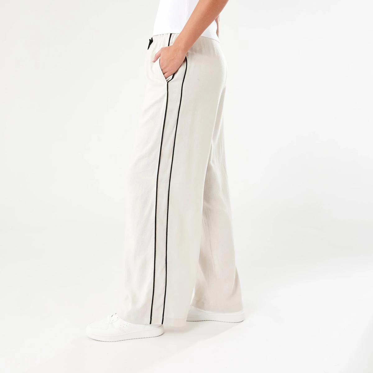 2 Wide Side Stripe Pants NATURAL BEIGE, 2 of 6