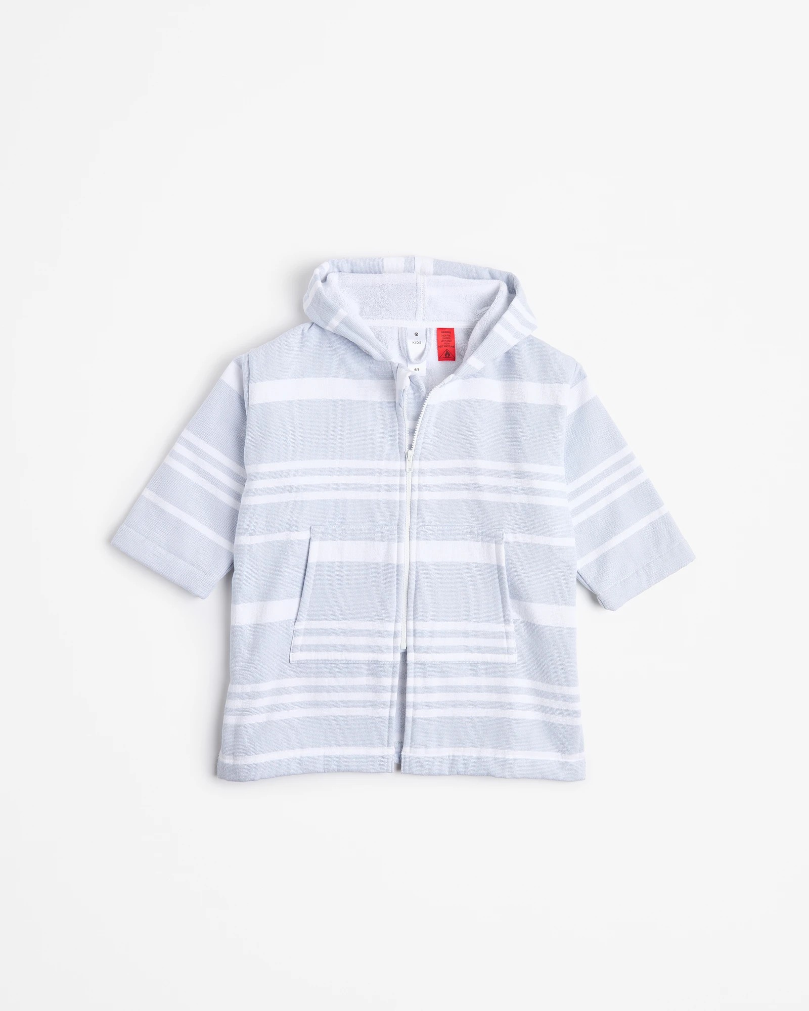 4 Target Henley Kids  Zip Thru Hooded Towel - Size: 4-6, 4 of 6