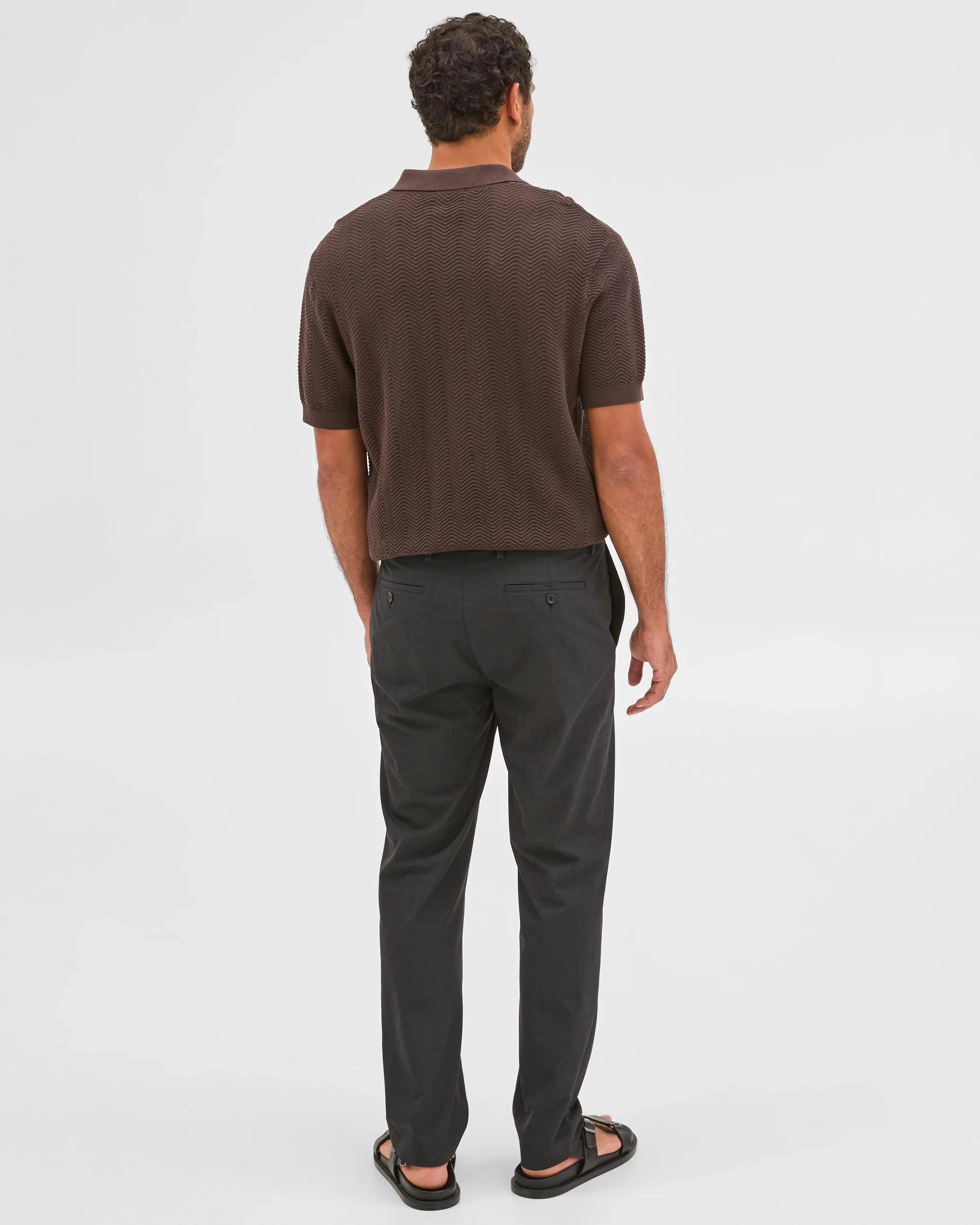 6 Preview Fashion Suit Trousers BLACK NAVY CHECK, 6 of 6