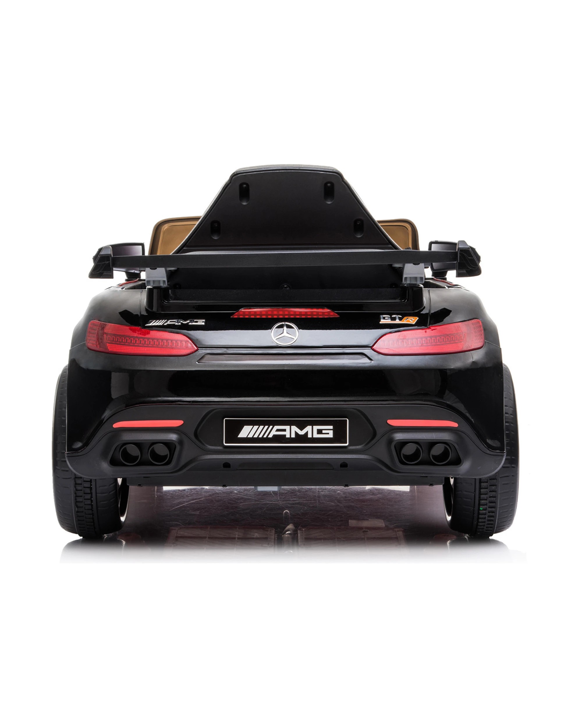 5 Kahuna Mercedes-AMG GTR Licensed Kids Electric Ride-On Car, Remote Control, Black - Black, 5 of 7