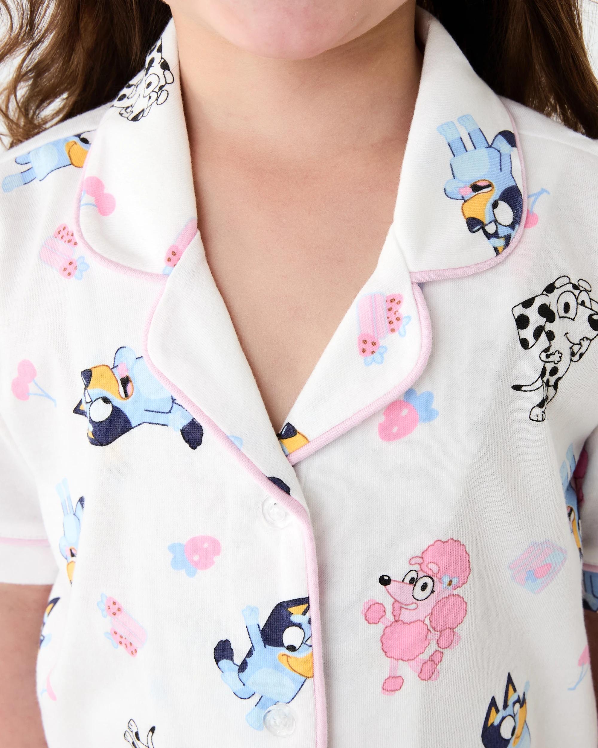 4 Bluey License Button Down Pyjama Set Lg Bluey, 4 of 8