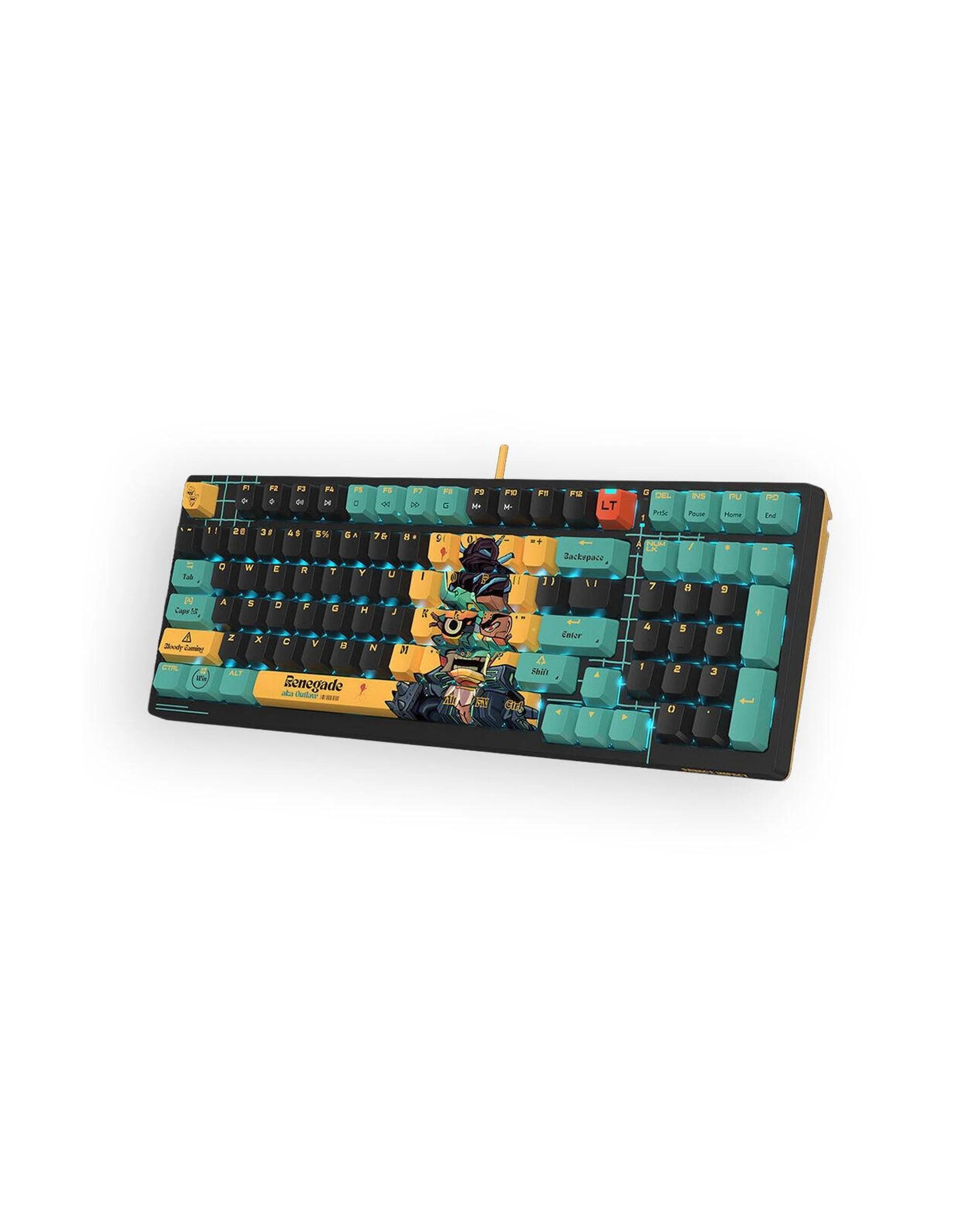 3 Bloody AT98 Renegade 98 Keys Adjustable Optical Switch Mechanical Keyboard, 3 of 6
