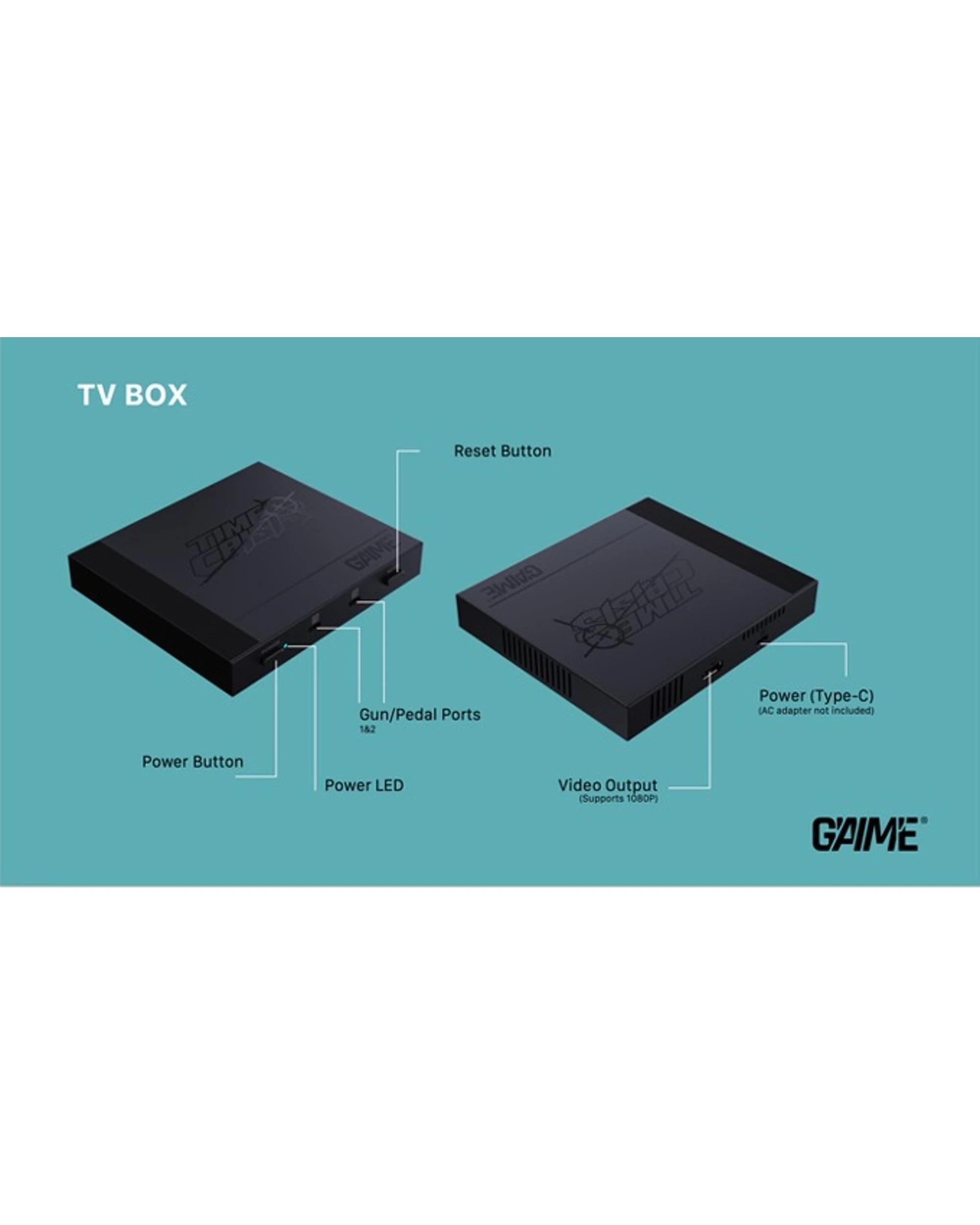 5 G'AIM'E Time Crisis Gun Controller Set for Modern TVs - 1 Gun Premium Pack - Blue, 5 of 9