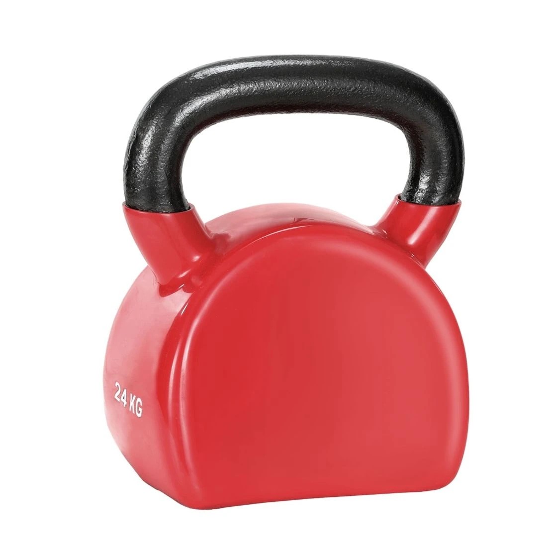 3 Everfit 24kg Kettlebell Weightlifting Bench Dumbbells Kettle Bell Gym Home - Red, 3 of 6