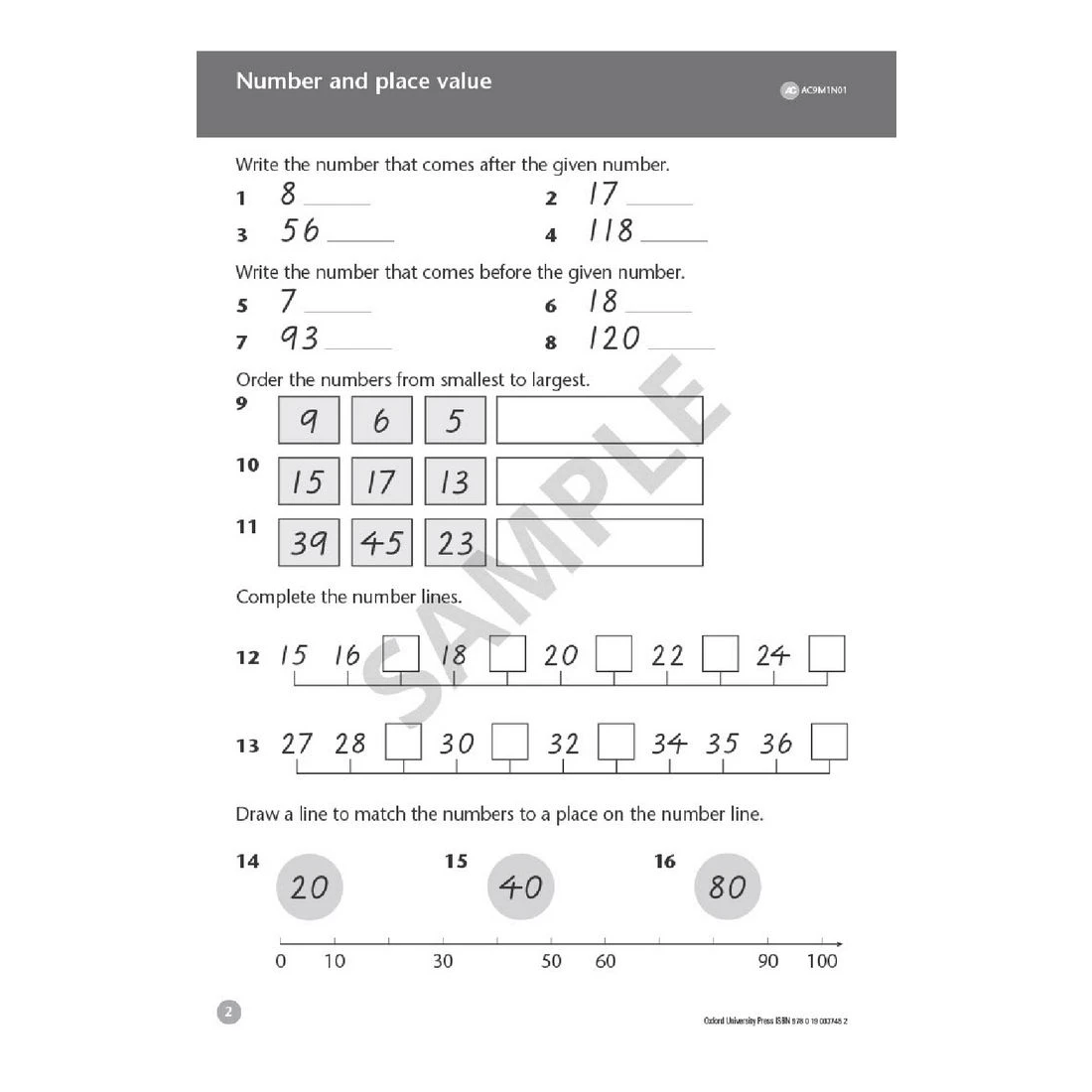 5 Maths Plus Australian Curriculum Value Pack Year 1, 5 of 5