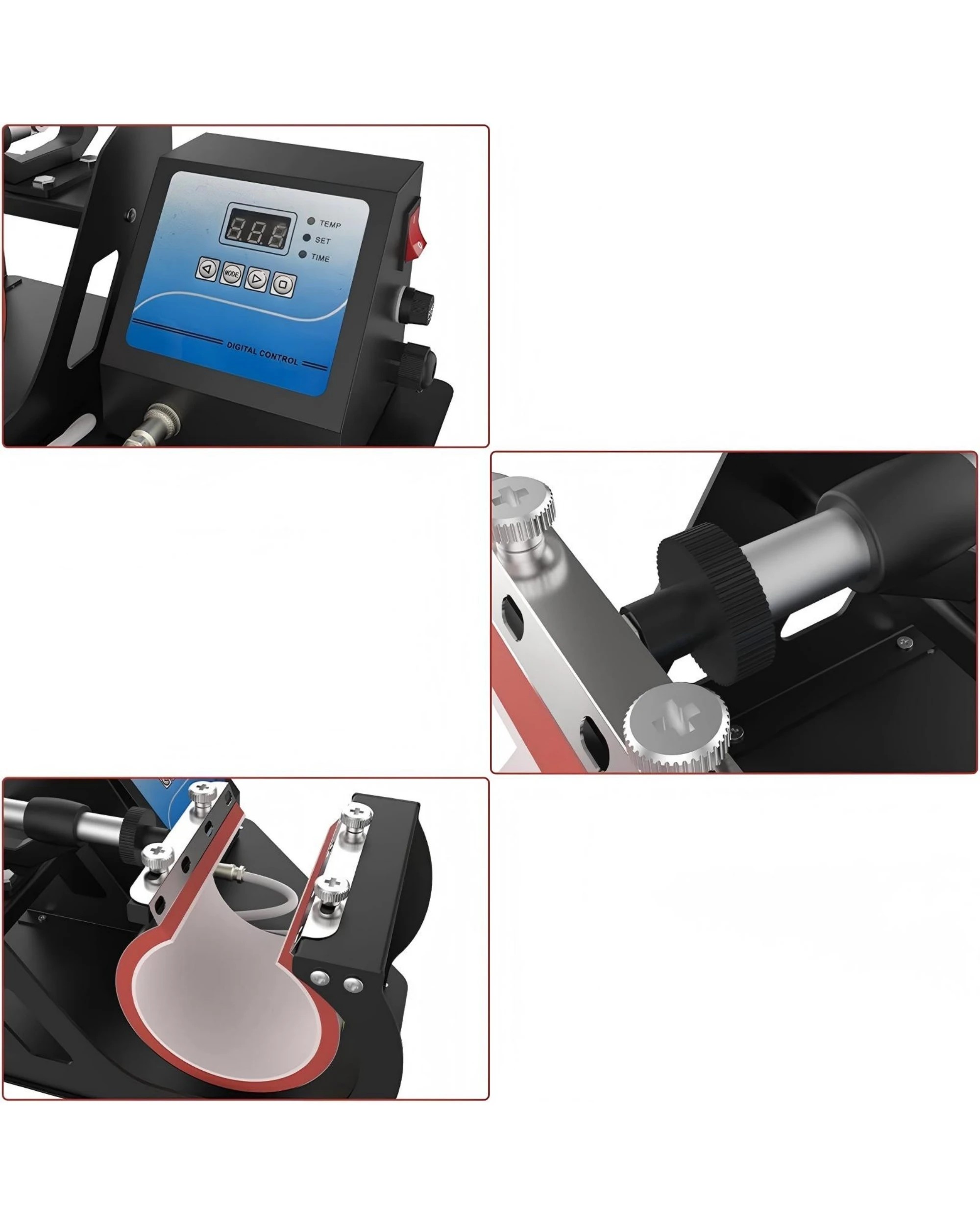 6 Advwin Heat Press Machine 11oz Tumbler - Black, 6 of 7