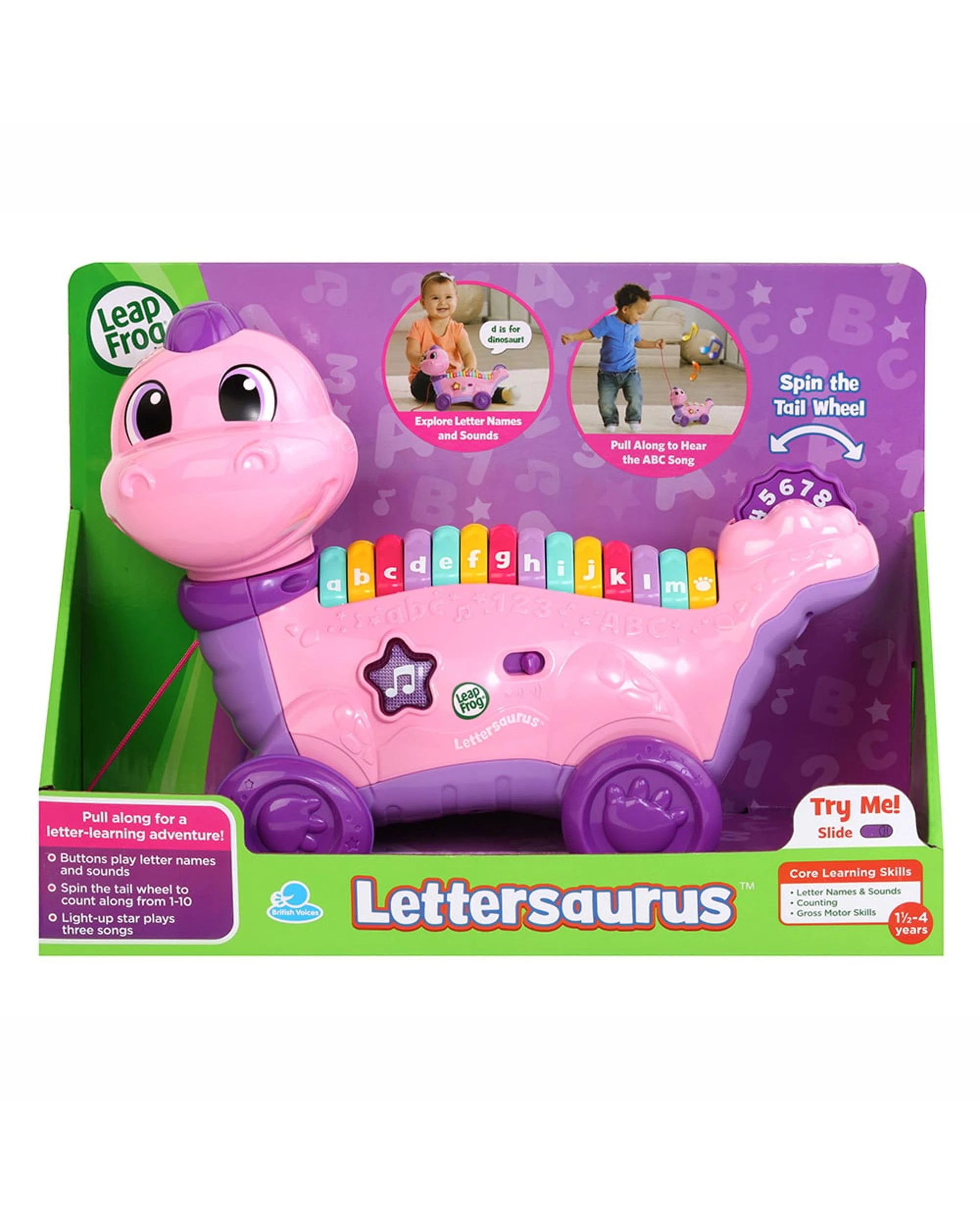 1 Leapfrog Pink Lettersaurus Educational Toy, 1 of 1