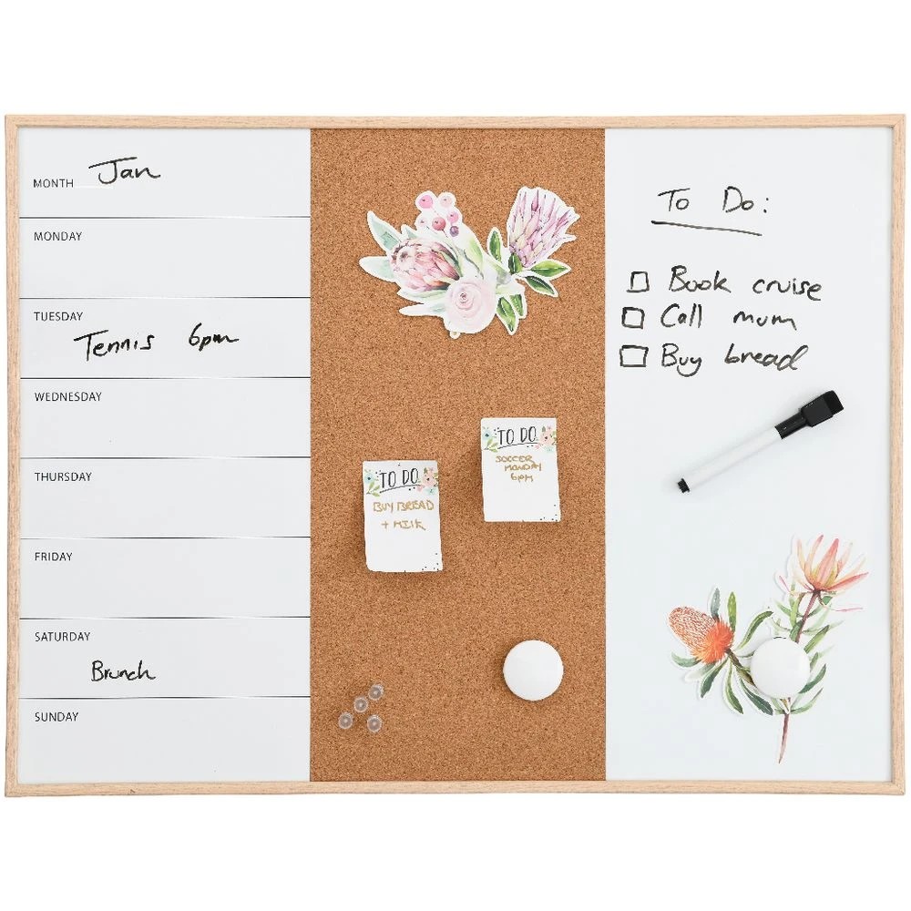 7 Otto 3-in-1 Combination Planner Board 600 x 450mm, 7 of 7