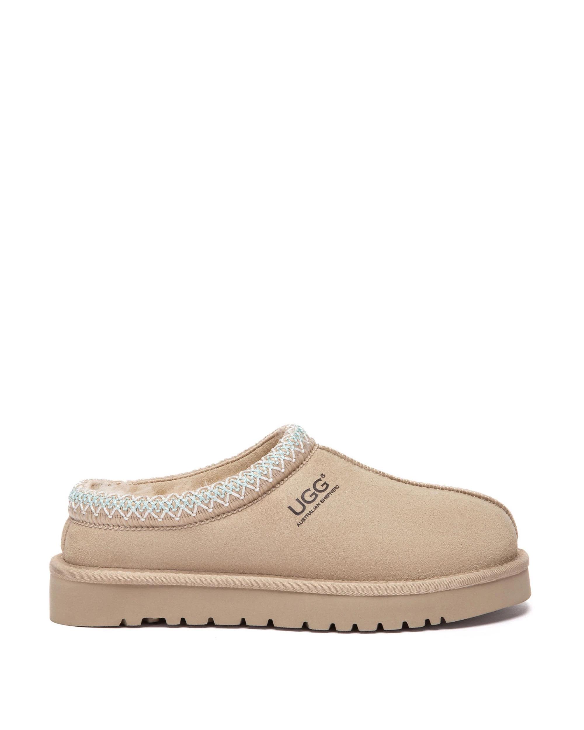 1 Australian Shepherd UGG Tazzy Tay Slippers SAND/AQUA, 1 of 5