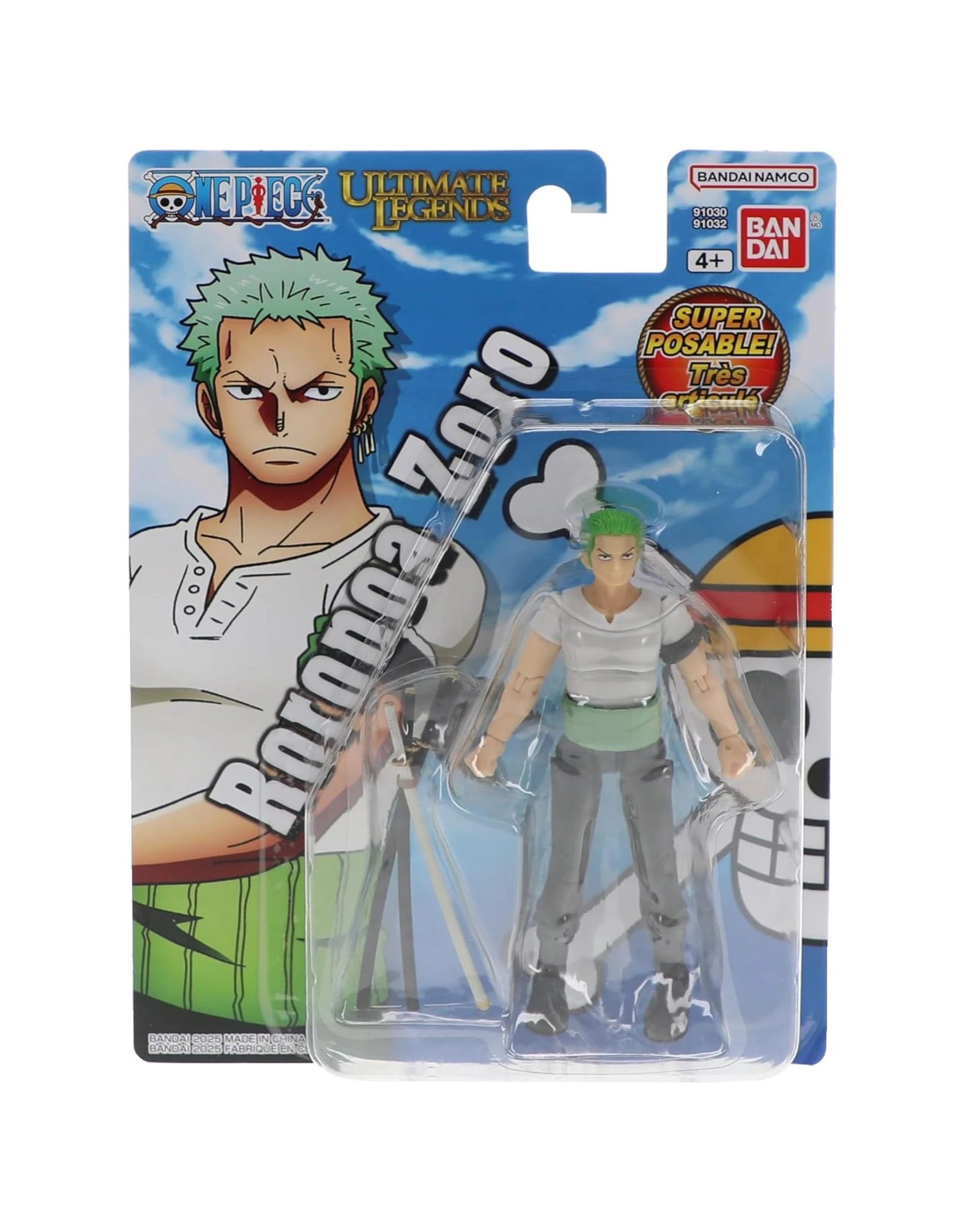 1 Ultimate Legends One Piece Roronoa Zoro 5 inch Action Figure, 1 of 7