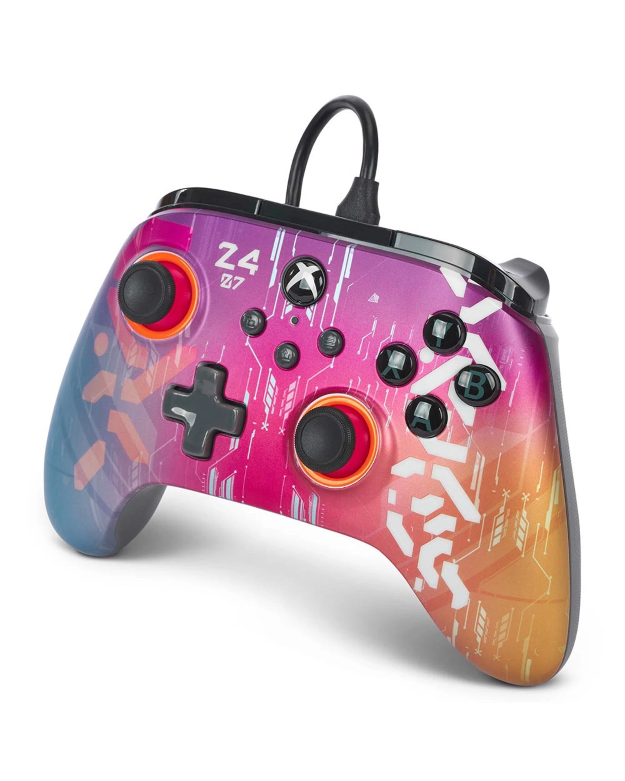 2 PowerA Wired Controller for Xbox Series X|S - Cyberpunk - Multi, 2 of 5