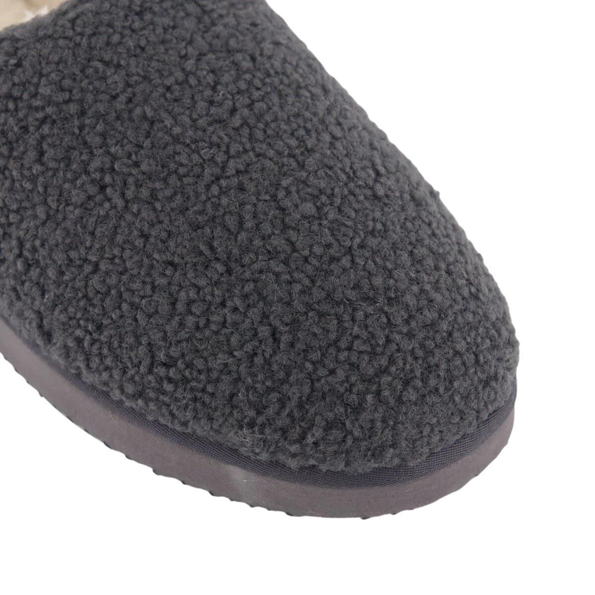 3 Trim Slippers Charcoal, 3 of 3