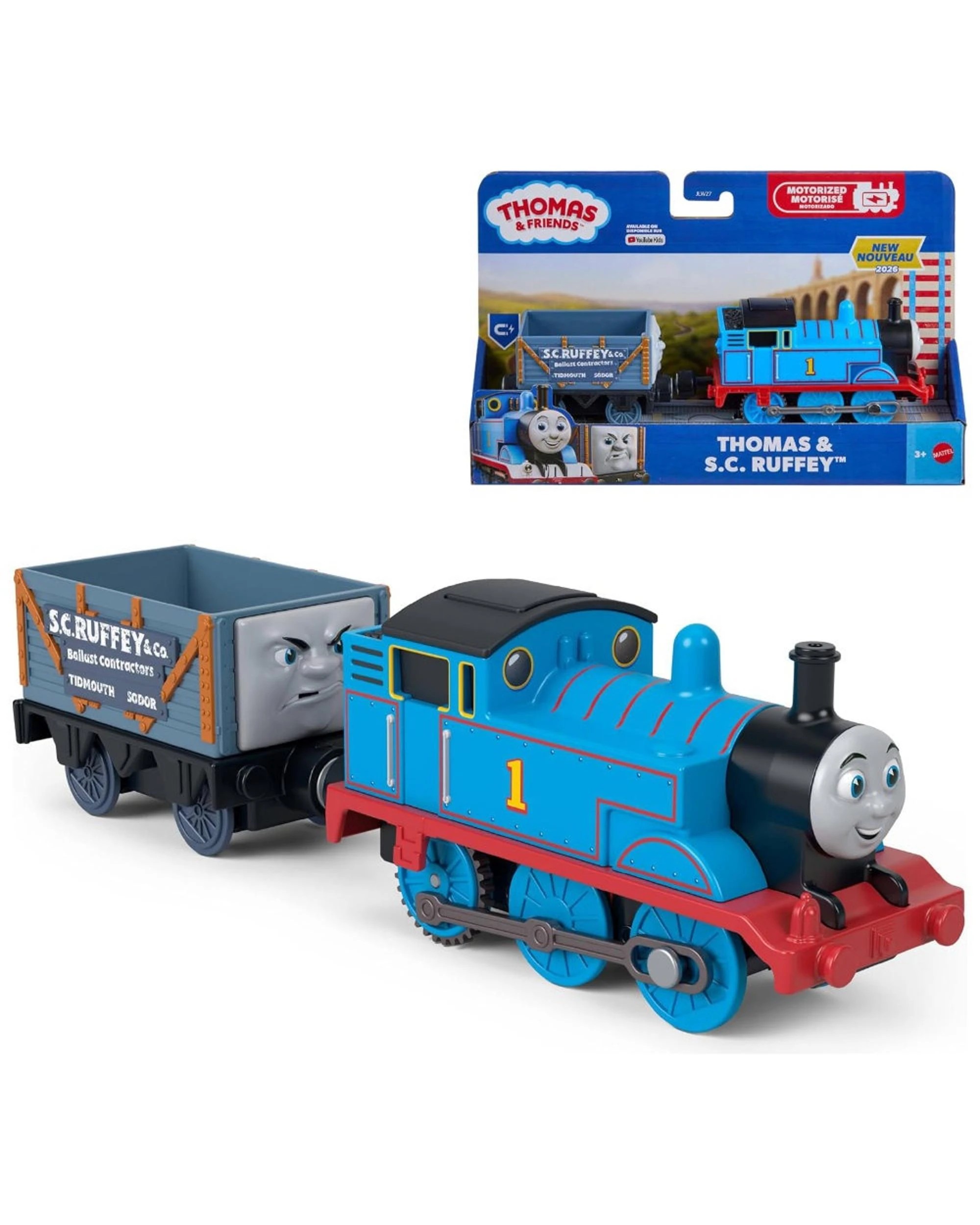 1 Fisher-Price Thomas and Friends Motorized Thomas and S.C. Ruffey, 1 of 2