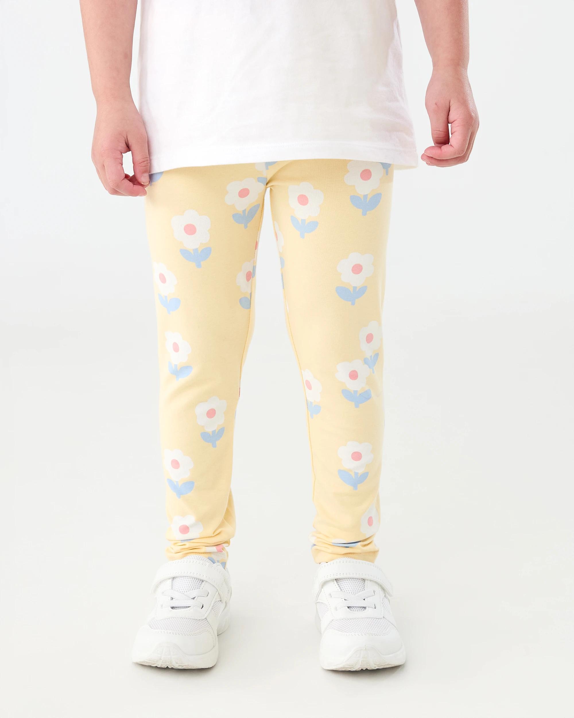 1 Printed Leggings Ylw Floral, 1 of 6