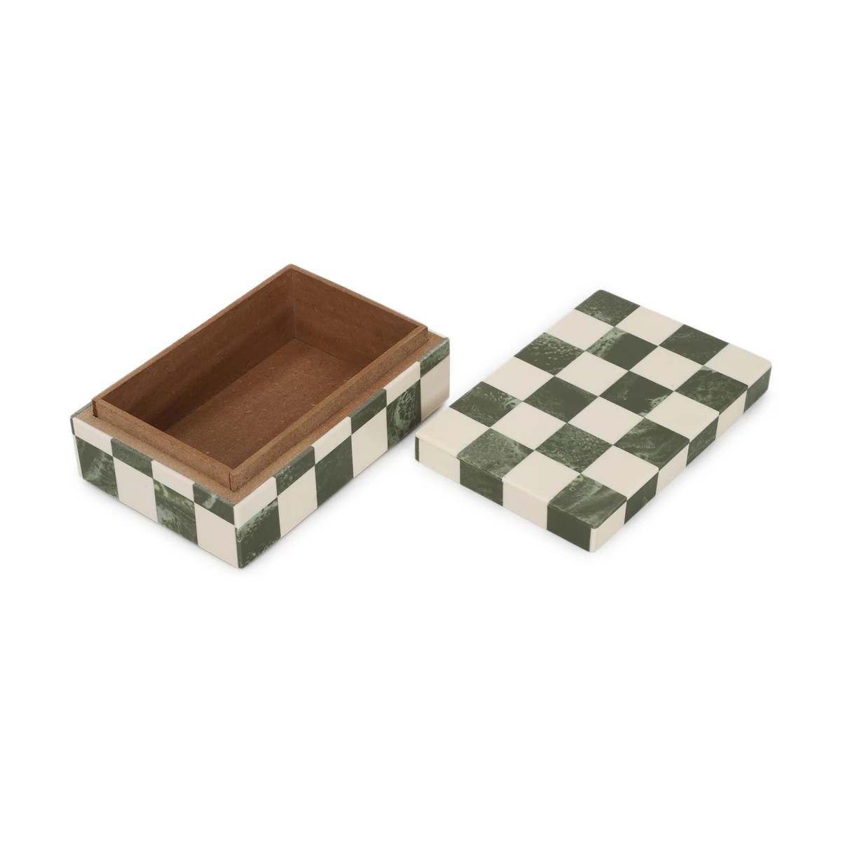 3 Green Check Decor Box, 3 of 4